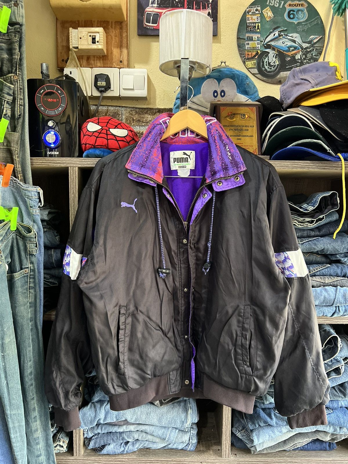 Puma 🔥Vintage Puma Hit Union Zipper Jacket Size US M / EU 48-50 / 2 - 1 Thumbnail