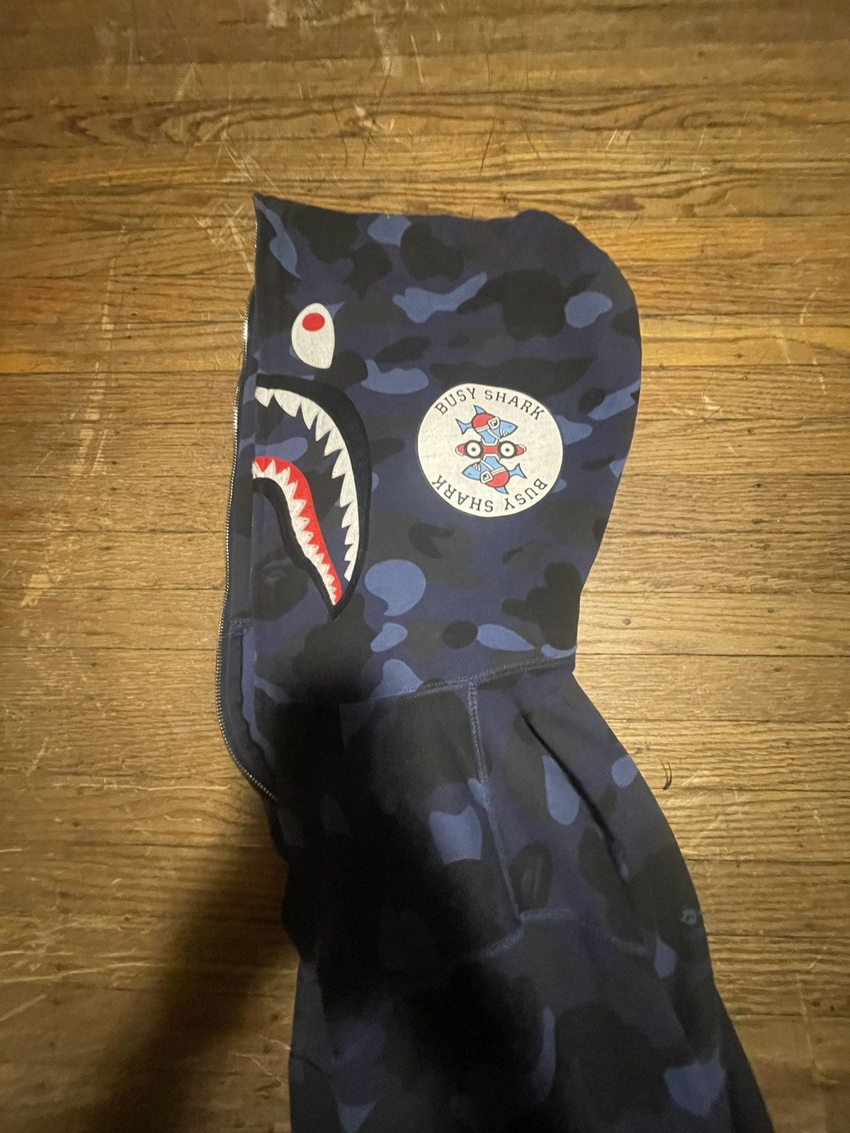 Bape Color Camo Shark Full Zip Hoodie Size US L / EU 52-54 / 3 - 3 Thumbnail