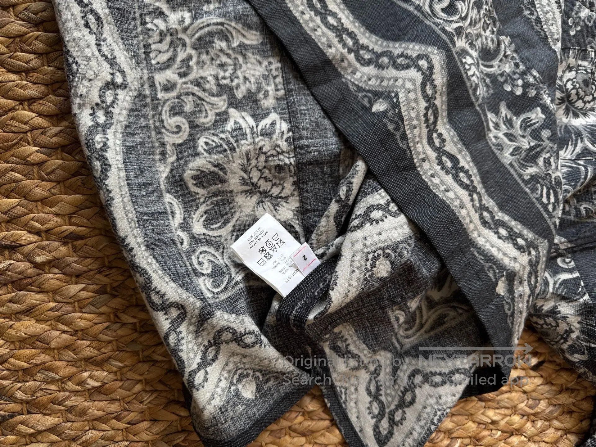 Visvim VISVIM Wildflower Tunic Shirt Black. Size M / US 6-8 / IT 42-44 - 3 Thumbnail