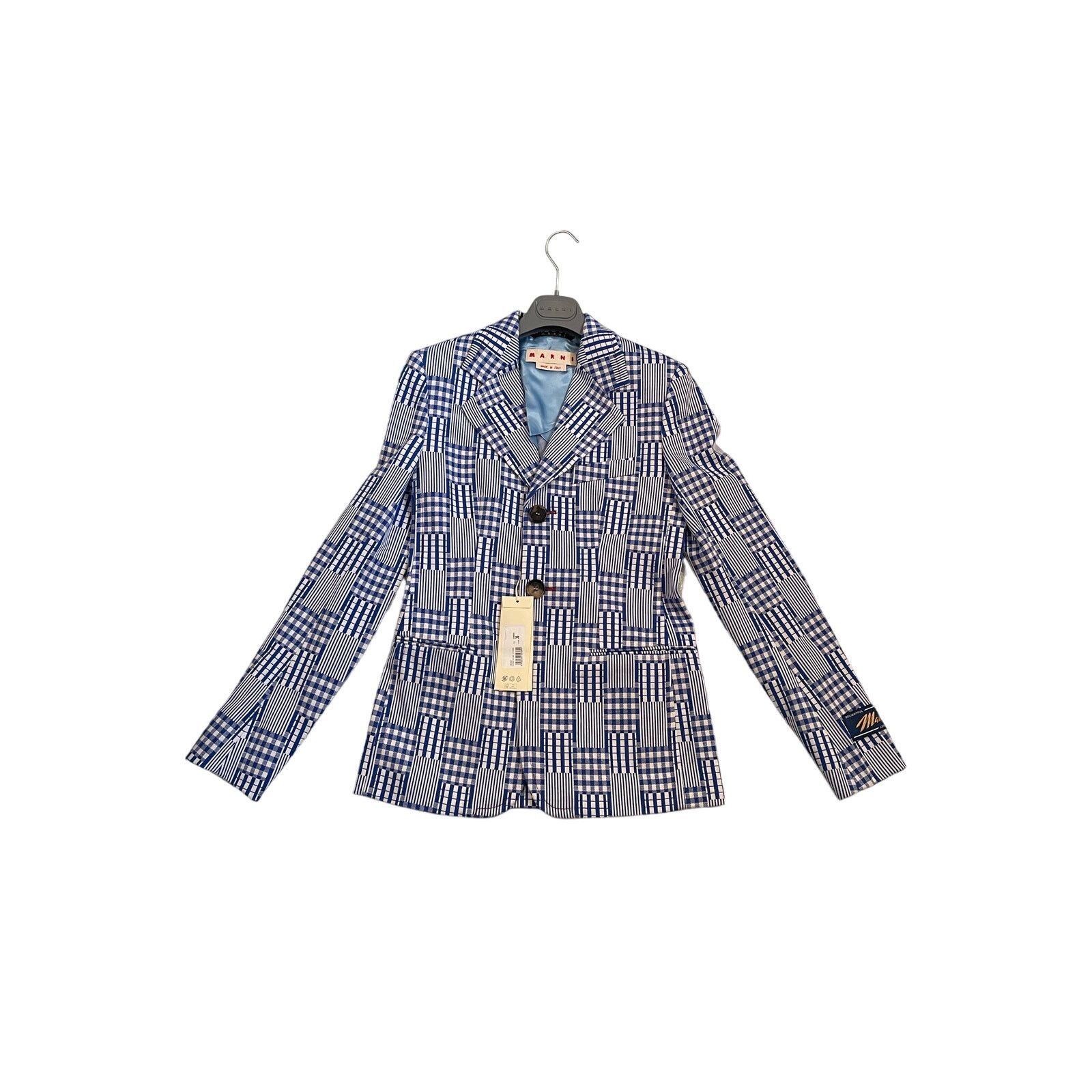 Marni Marni Blazer in Bluette, Size: 36 IT, NWT MSRP $2,600 Size XS / US 0-2 / IT 36-38 - 4 Thumbnail