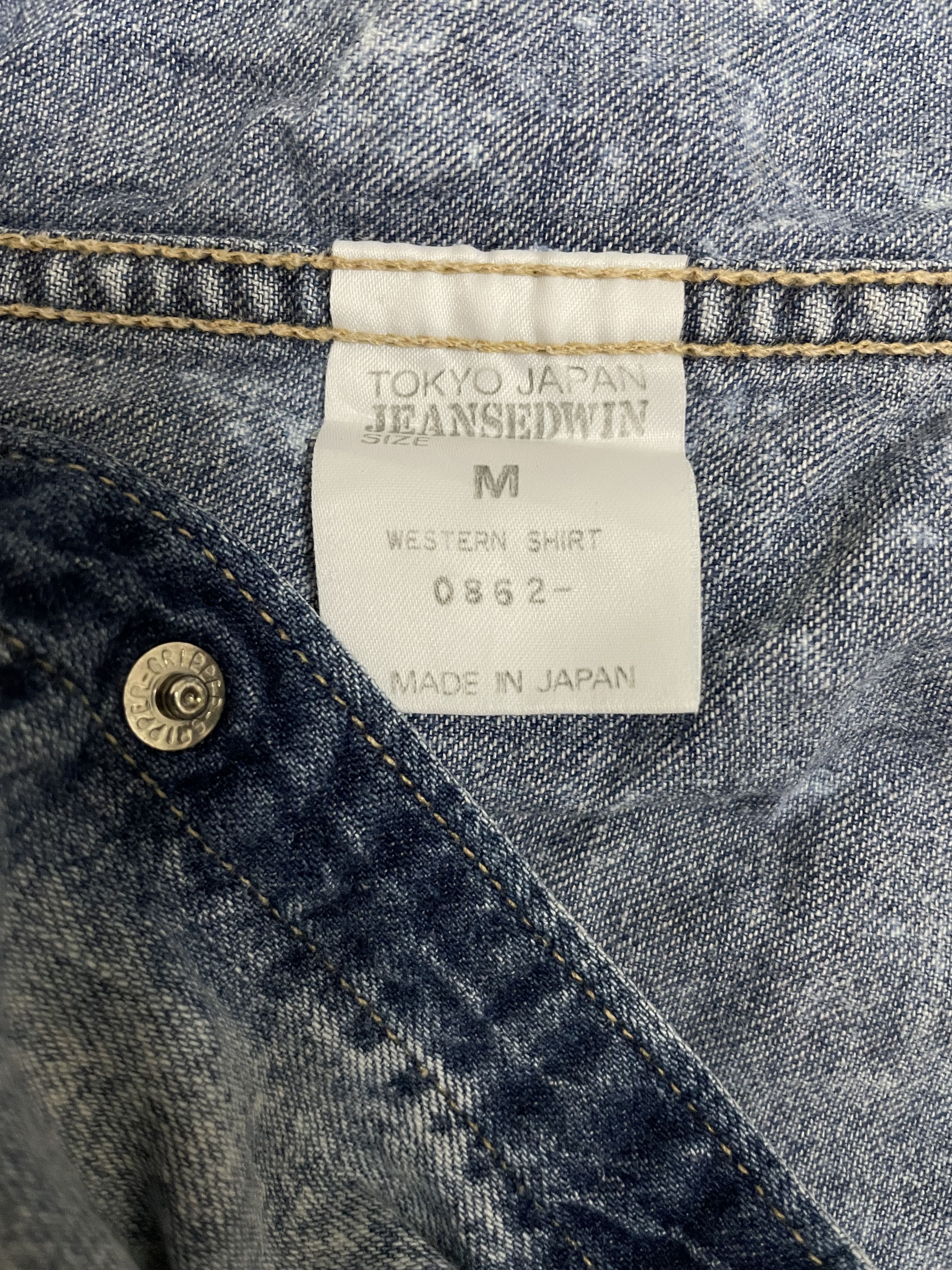 Edwin Vintage Edwin Acidwash Western Cowboys Size US M / EU 48-50 / 2 - 7 Thumbnail