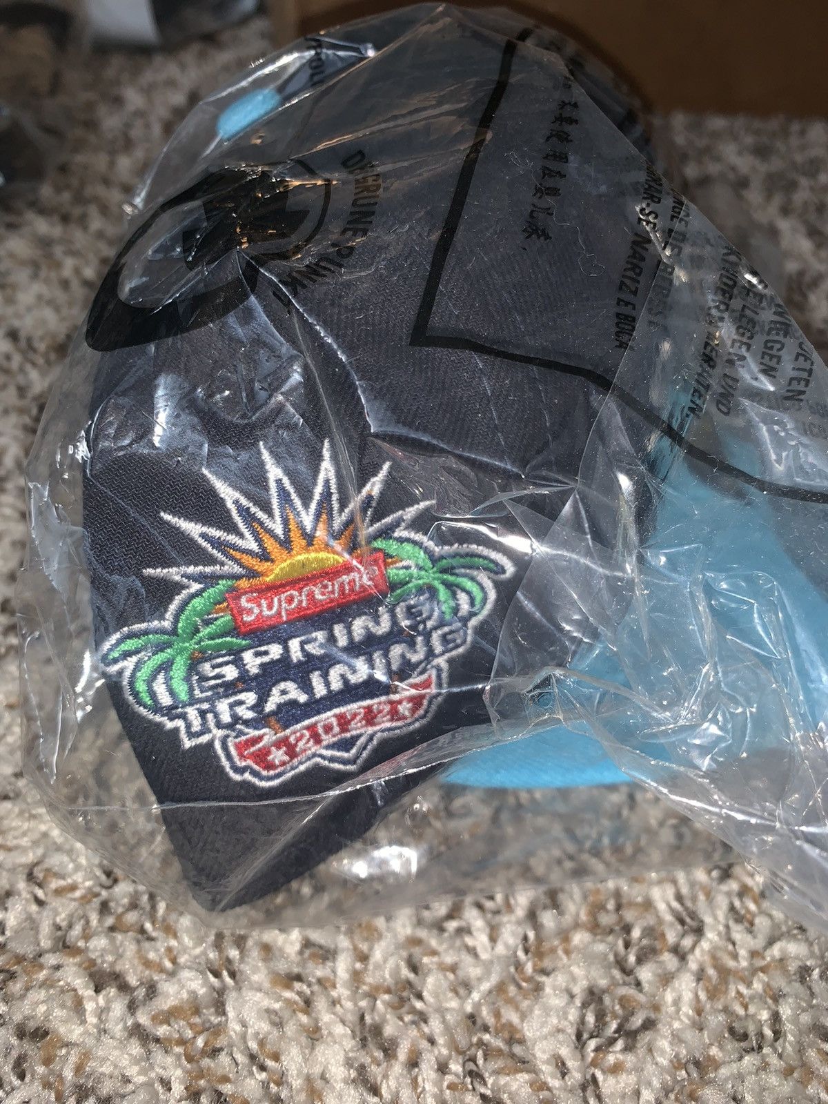 New Era × Supreme Spring Training Box Logo Hat Size ONE SIZE - 2 Thumbnail