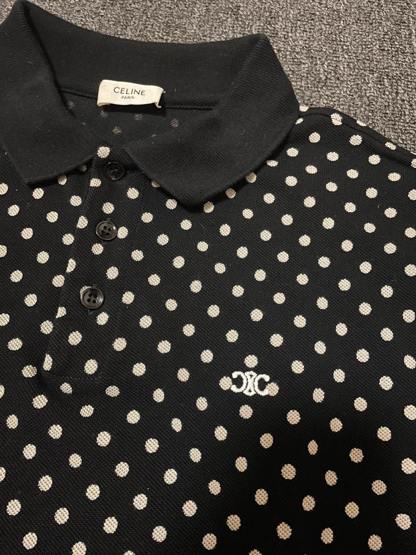 Celine Celine short-sleeve Polo shirt, Size US L / EU 52-54 / 3 - 4 Thumbnail