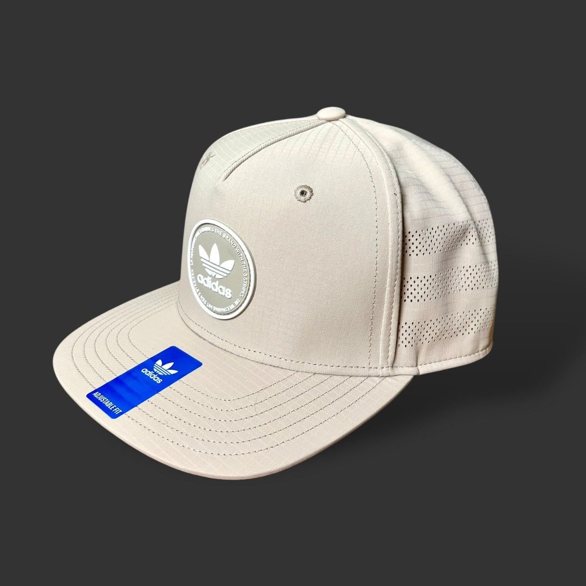 Adidas Adidas OG Emblem Men’s Beige Baseball Cap Sz OS Size ONE SIZE - 1 Thumbnail
