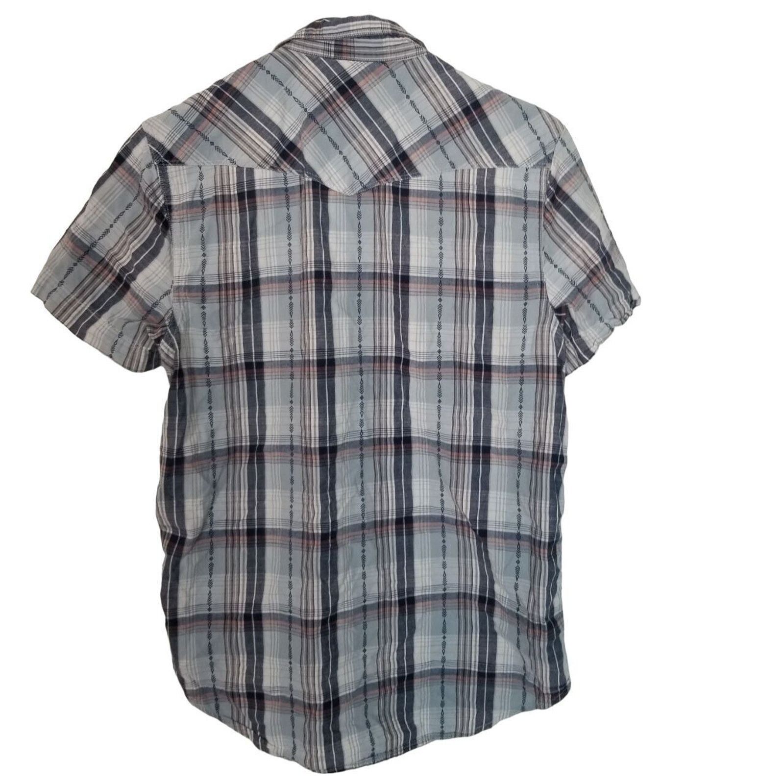 Lucky Brand Lucky Brand Mens Plaid Western Shirt Size S Cowboy Country Size US S / EU 44-46 / 1 - 7 Thumbnail