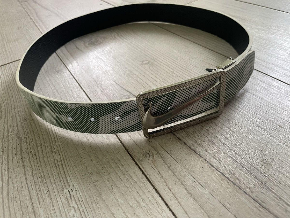 Nike Nike Golf - swoosh buckle leather belt Size ONE SIZE - 9 Thumbnail