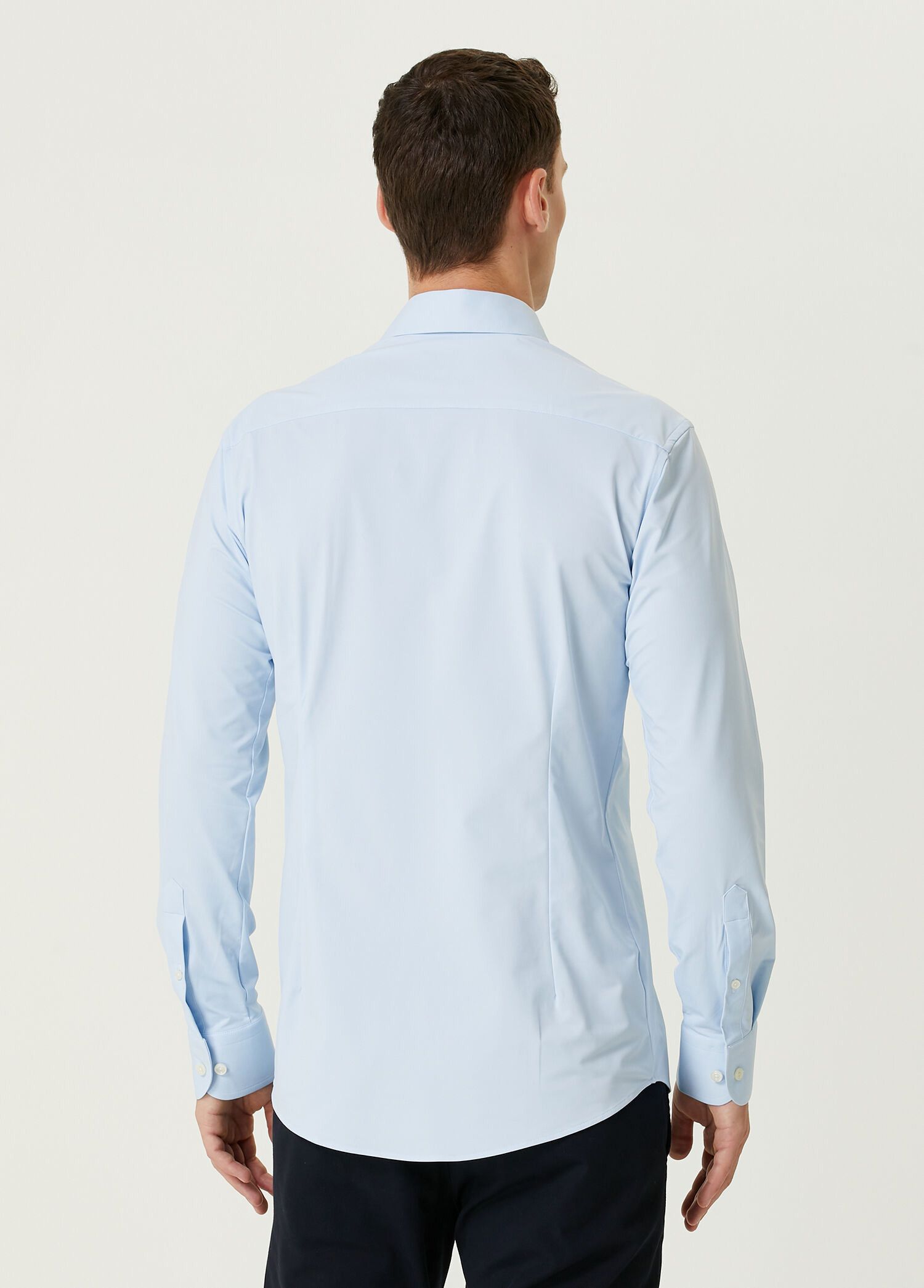 Eton ETON of Sweden slim fit blue muscle dress shirt 40 Medium Size US M / EU 48-50 / 2 - 3 Thumbnail
