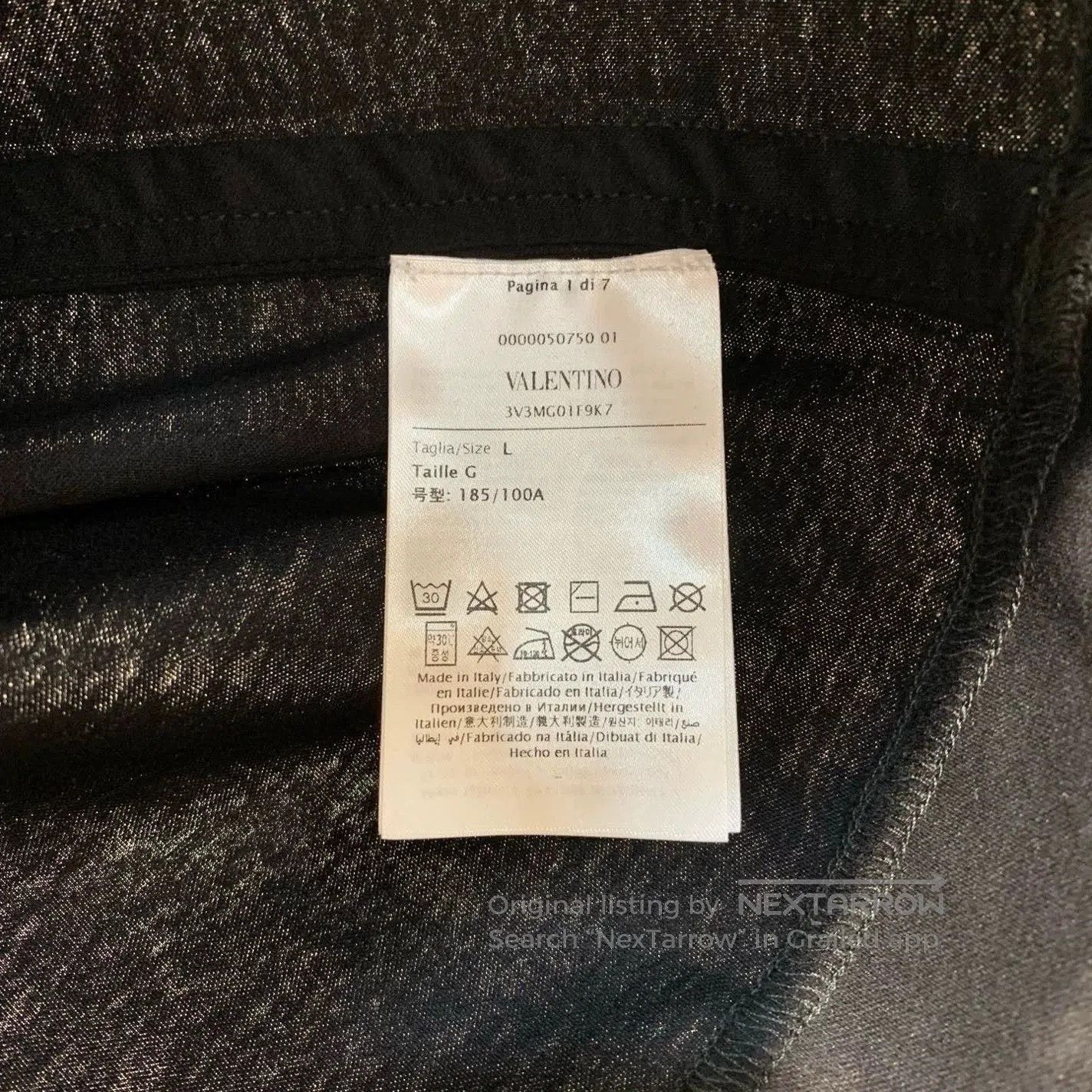 Valentino Valentino Badge Short Sleeve T-Shirt. Size US L / EU 52-54 / 3 - 4 Thumbnail