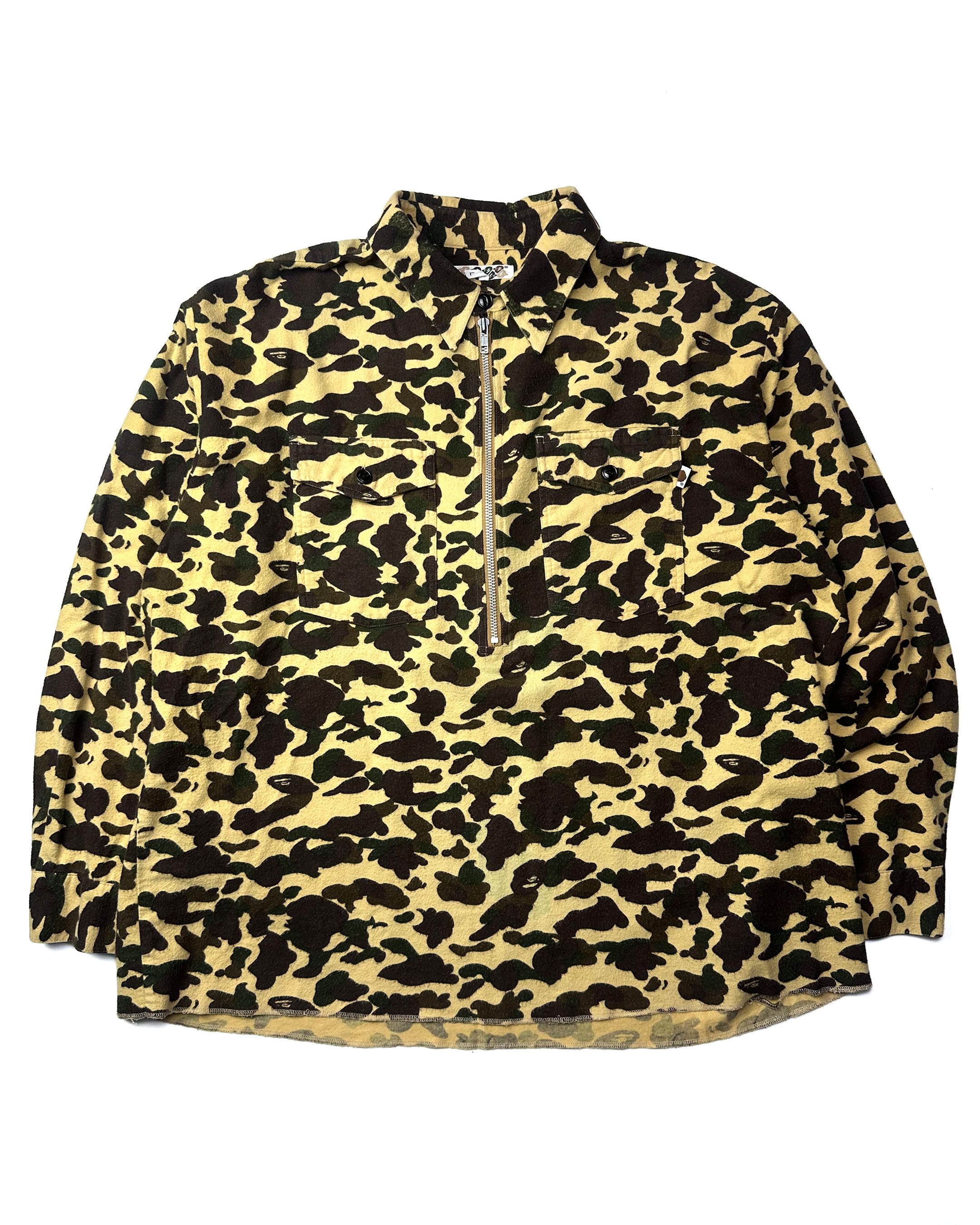 Bape 90's Bape Camo Chamois Shirt (L) Size US L / EU 52-54 / 3 - 1 Thumbnail