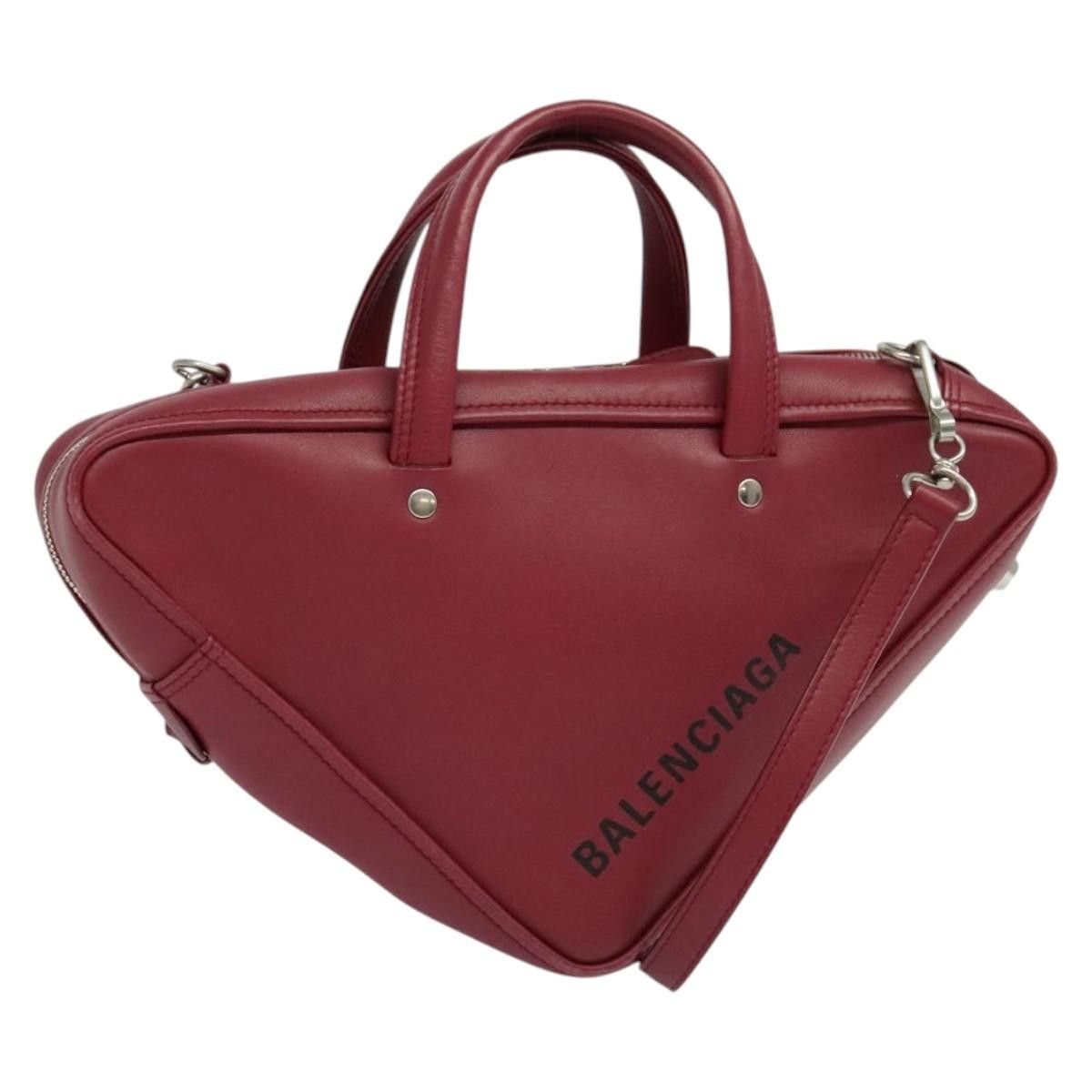 Balenciaga Balenciaga Triangle Duffle Leather Size ONE SIZE - 1 Thumbnail