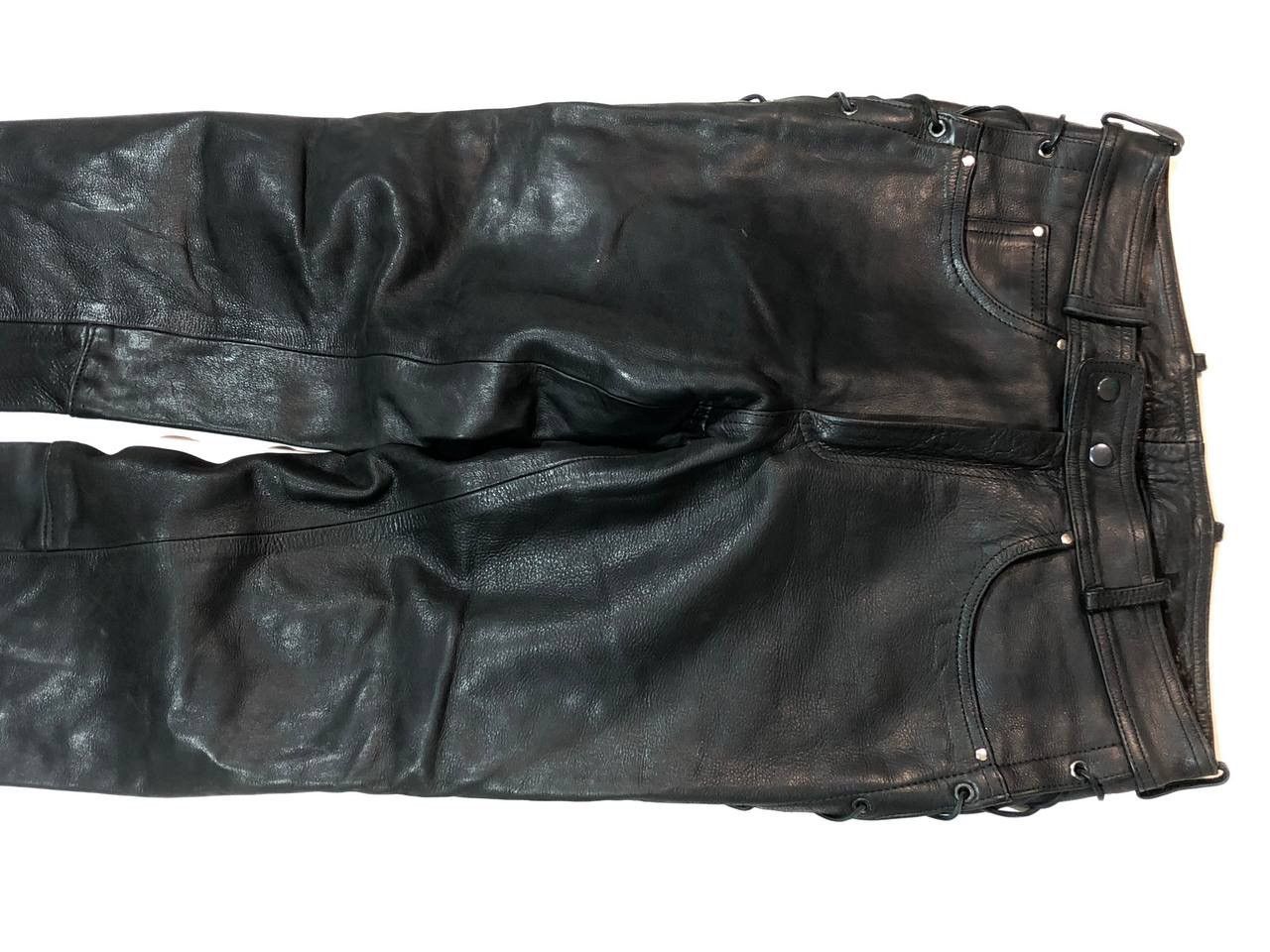Leather AJS Leather Moto Racing Pants Vintage Size US 32 / EU 48 - 7 Thumbnail
