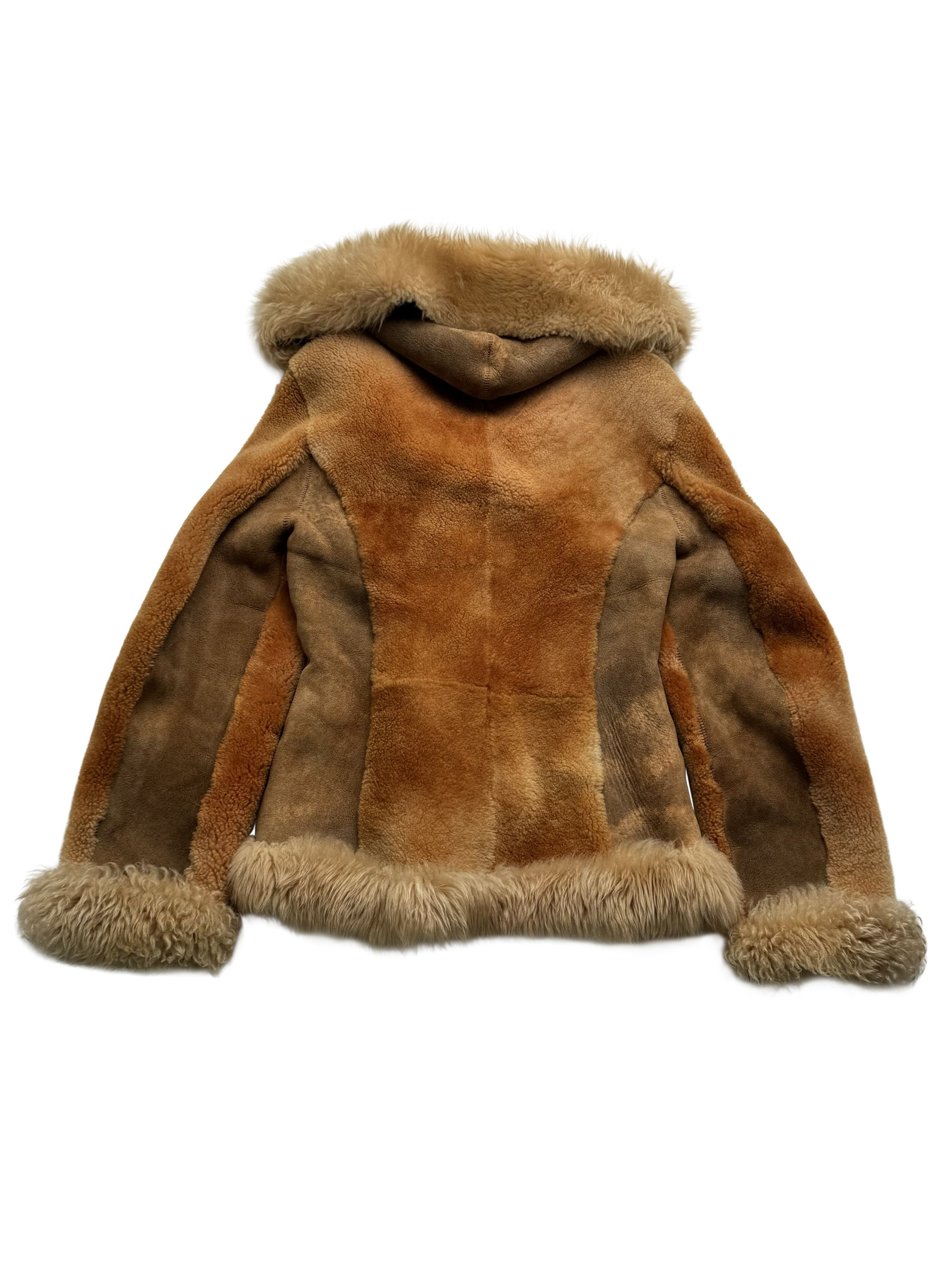 Vintage Vintage Real Sheepskin Hooded Jacket Size L / US 10 / IT 46 - 13 Thumbnail