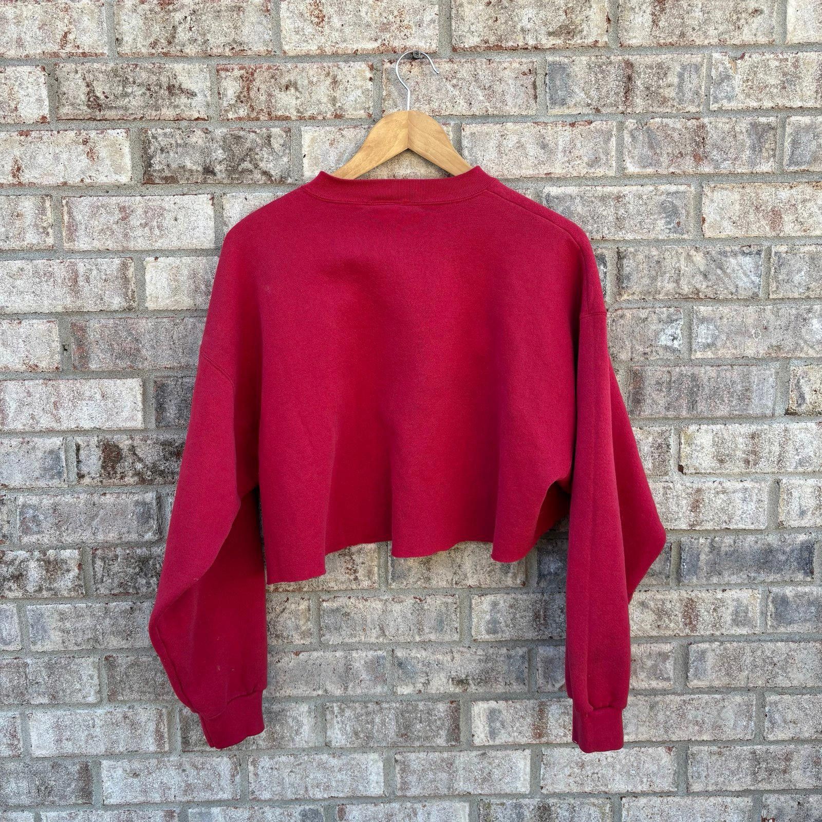 Majestic Vintage 90s Tennessee titans red crewneck Size US XL / EU 56 / 4 - 4 Thumbnail