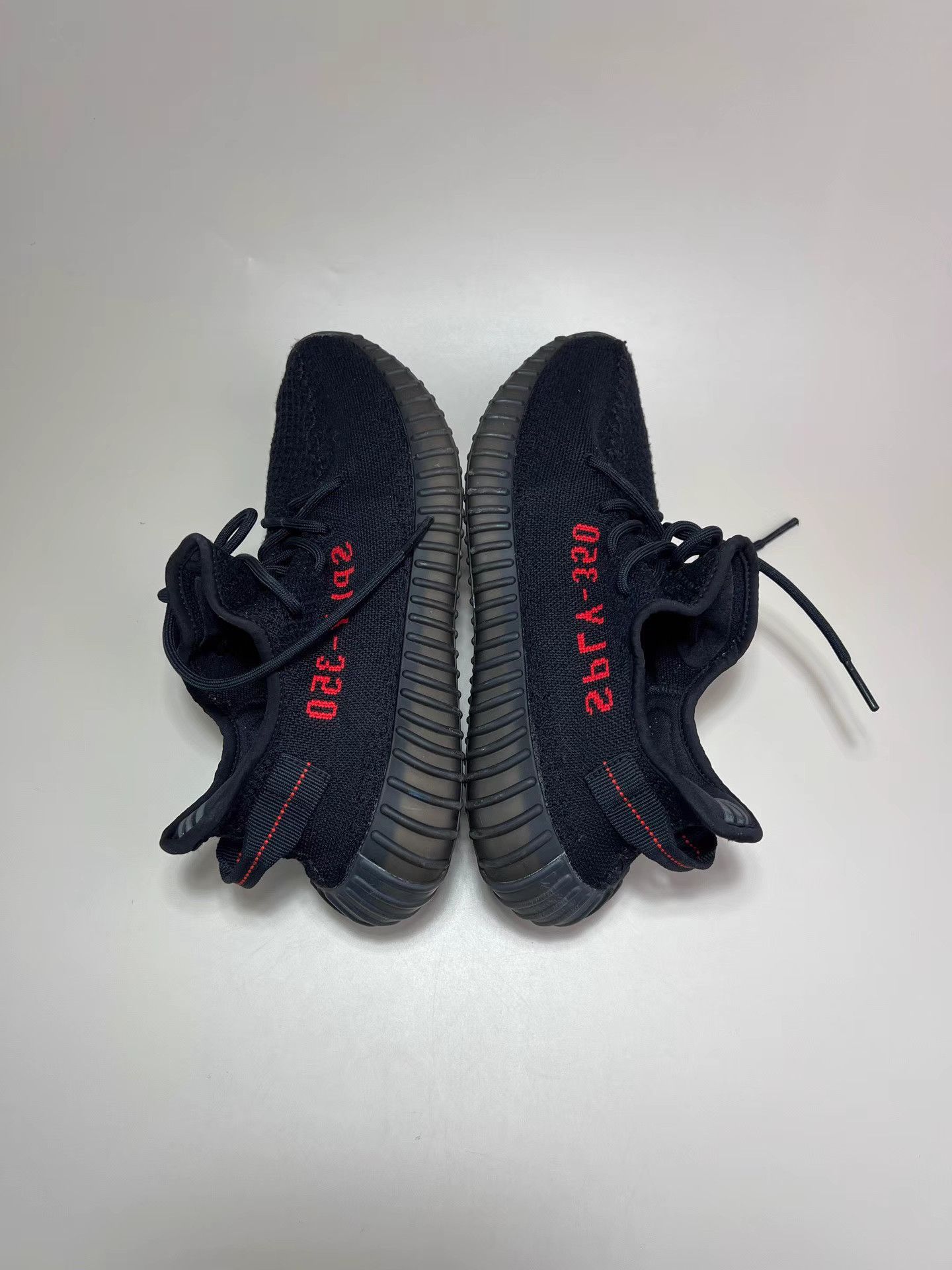 Yeezy YEEZY 350 V2 Black Red Sneakers Size US 11.5 / EU 44-45 - 5 Thumbnail