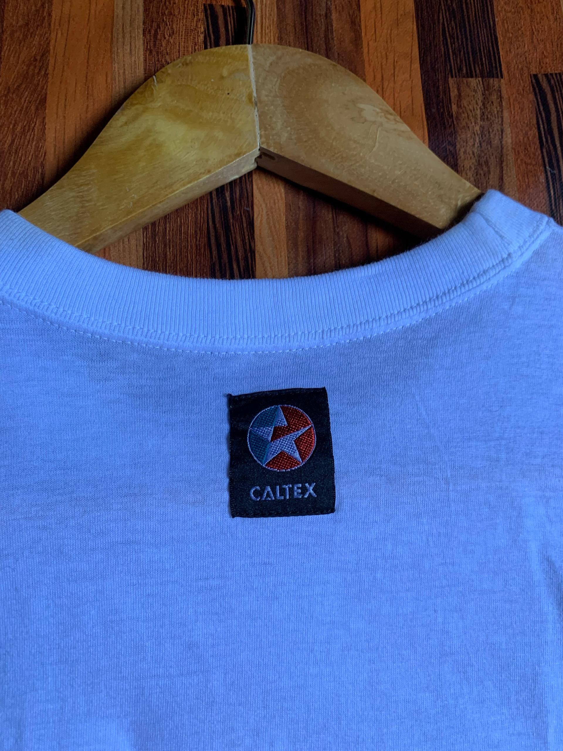 Vintage single stich Vintage The Power Of 3 Caltex Chevron Texaco Size US M / EU 48-50 / 2 - 5 Thumbnail