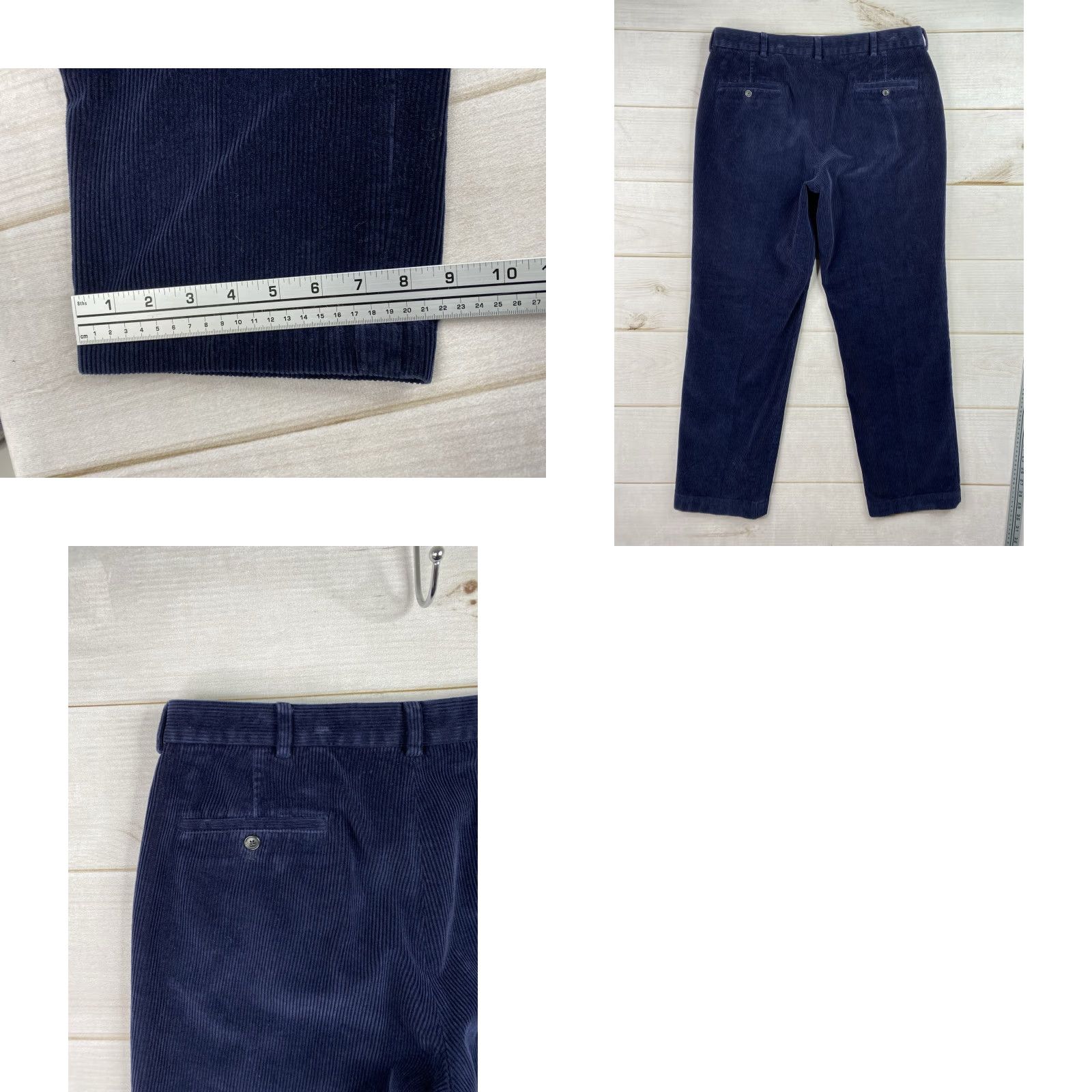 Brooks Brothers Brooks Brothers 346 Mens Corduroy Pants Blue 38/32 Casual Dress Pants Casual Mens (Blue) Size US 38 / EU 54 - 8 Thumbnail