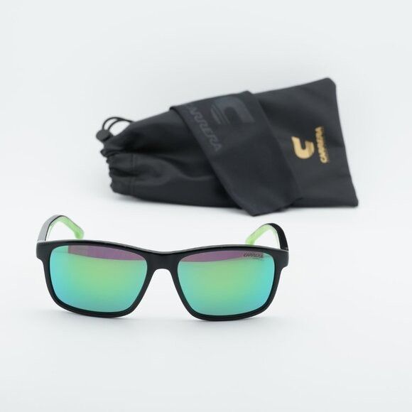 Carrera CARRERA 2047T/S 07ZJ Z9 Sunglasses Black/Green Rectangle Size ONE SIZE - 11 Thumbnail