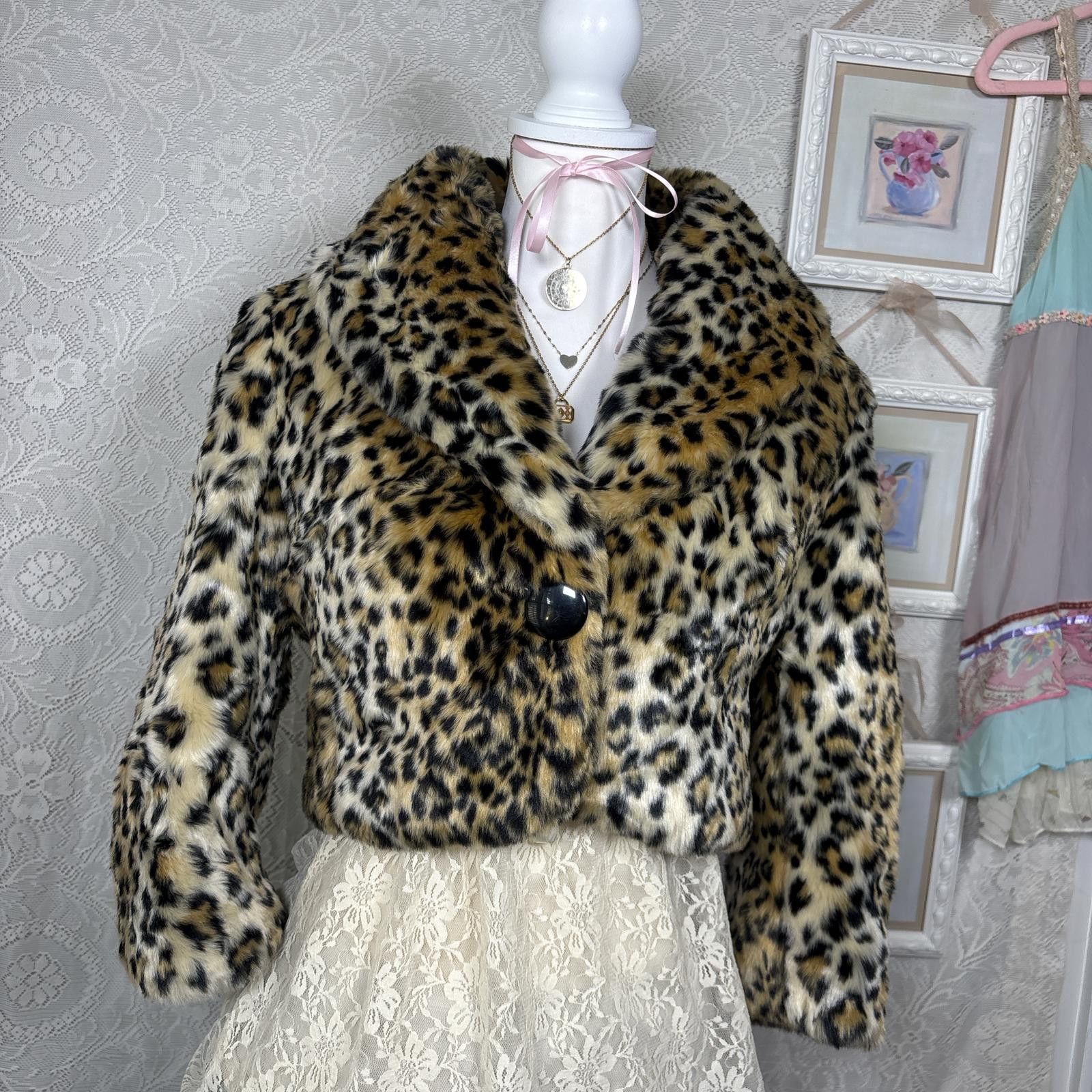 Other vintage cheetah print fur jacket Size S / US 4 / IT 40 - 2 Thumbnail