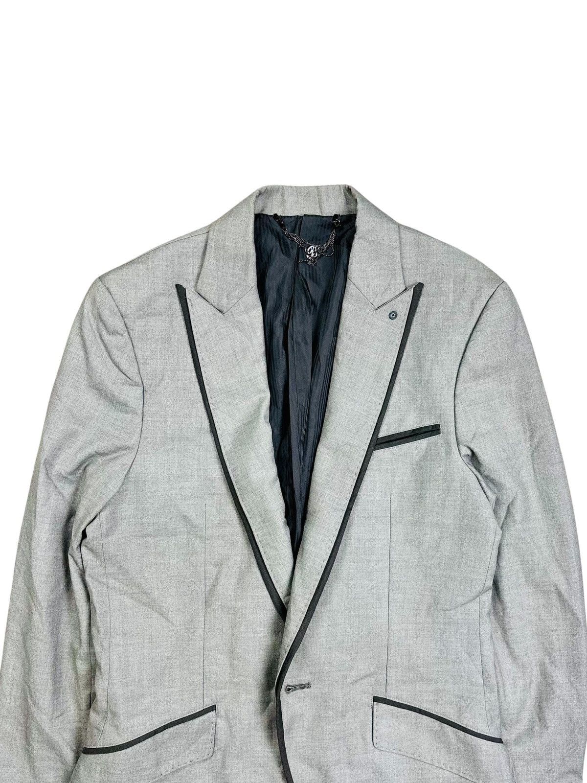 BUFFALO BOBS 2000s Buffalo Bobs Crystal Indie Sleaze Style Blazer Jacket Size US M / EU 48-50 / 2 - 4 Thumbnail