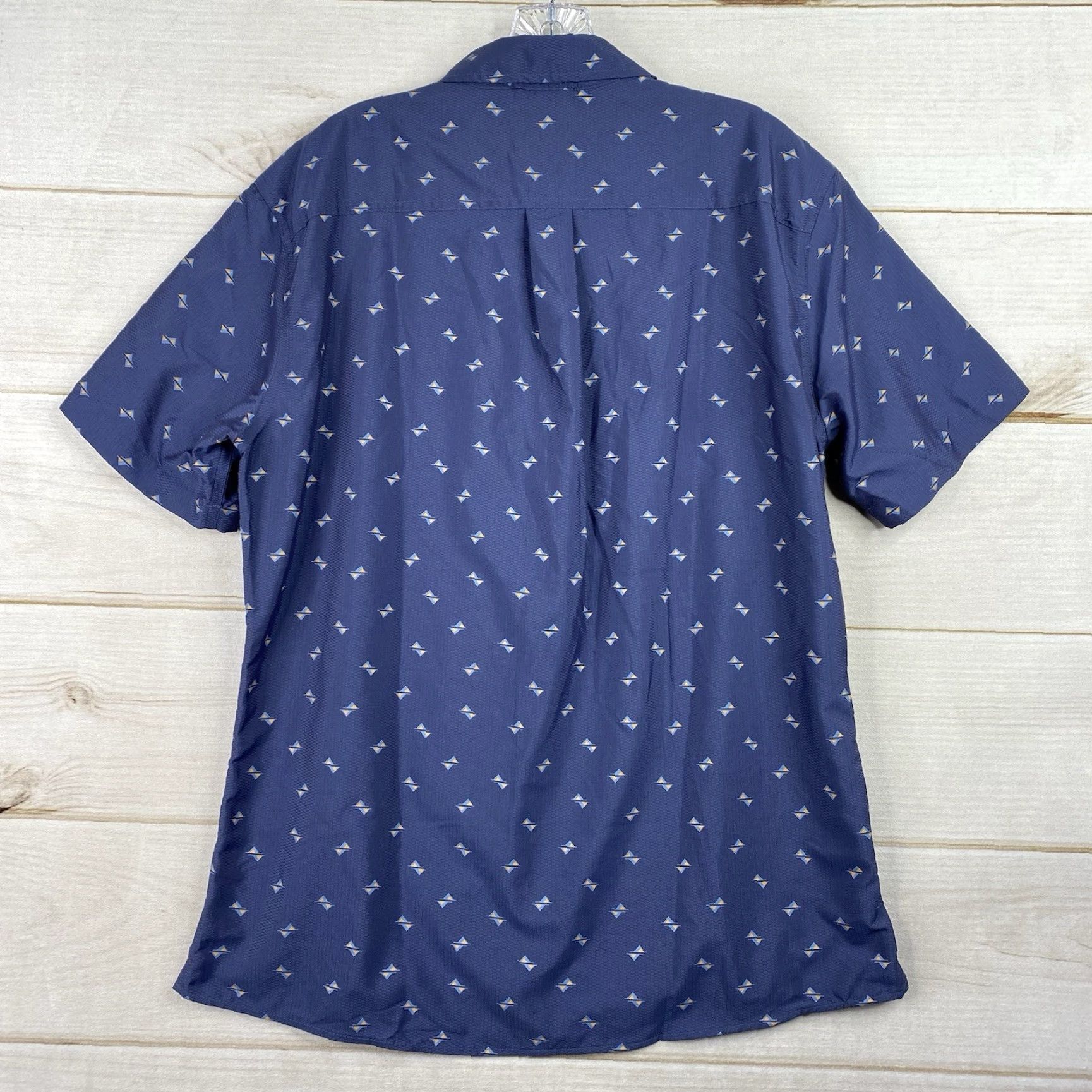 Eddie Bauer Eddie Bauer First Ascent Shirt Mens M Button Up Blue Printed Lightweight Outdoor Size US M / EU 48-50 / 2 - 7 Thumbnail