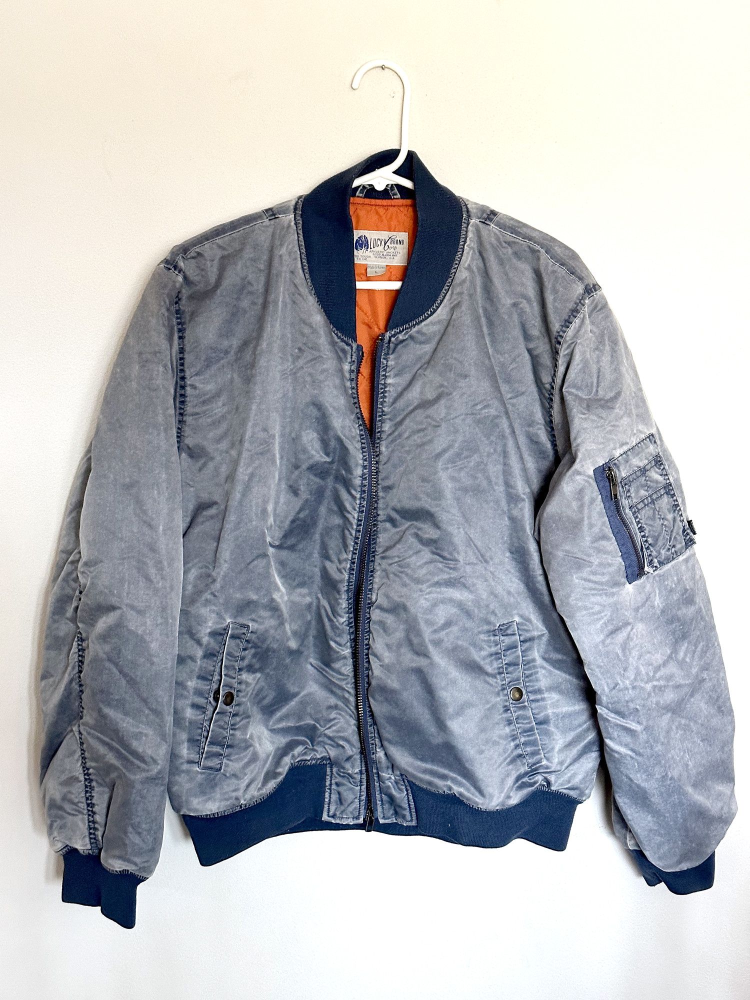 Lucky Brand Vintage Nylon Bomber