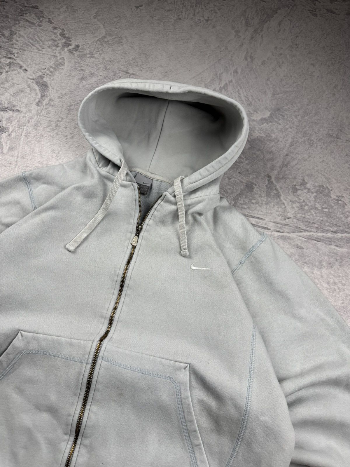 Nike × Vintage NIKE VINTAGE CENTER LOGO OVERSIZE BOXY HOODIE Size US L / EU 52-54 / 3 - 4 Thumbnail