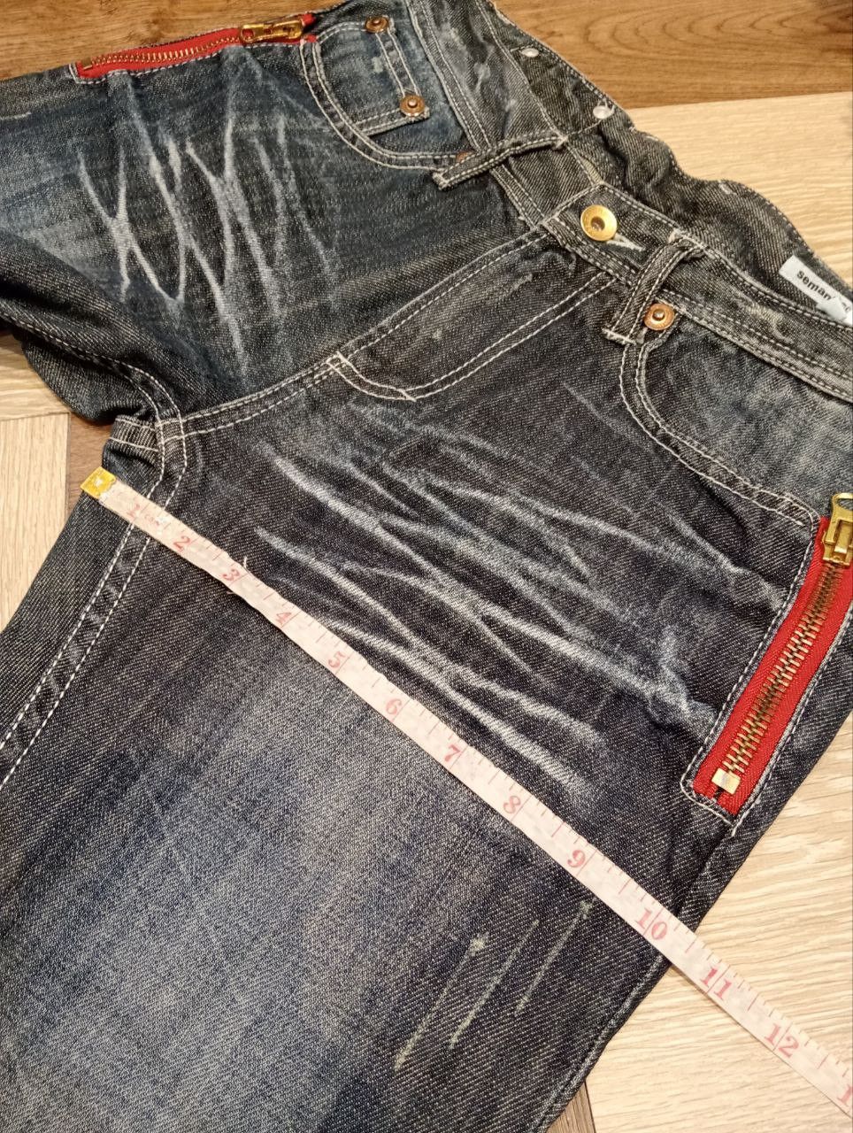 semanticdesign SEMANTIC DESIGN JAPAN BLUE WASHED FLARED DENIM PANTS Size US 30 / EU 46 - 18 Thumbnail