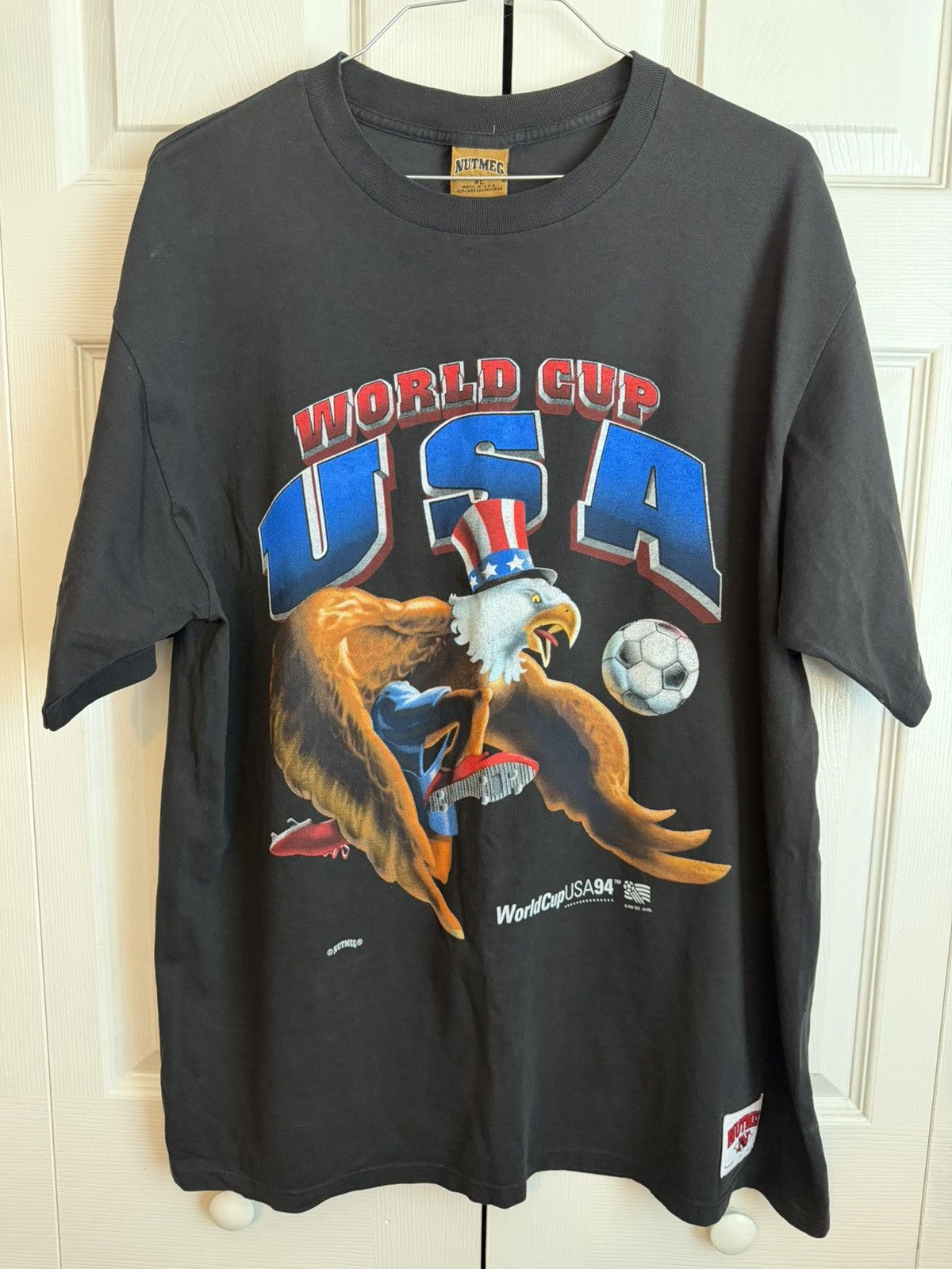 Nutmeg 1994 Nutmeg World Cup USA Vintage Shirt Size US XL / EU 56 / 4 - 1 Thumbnail