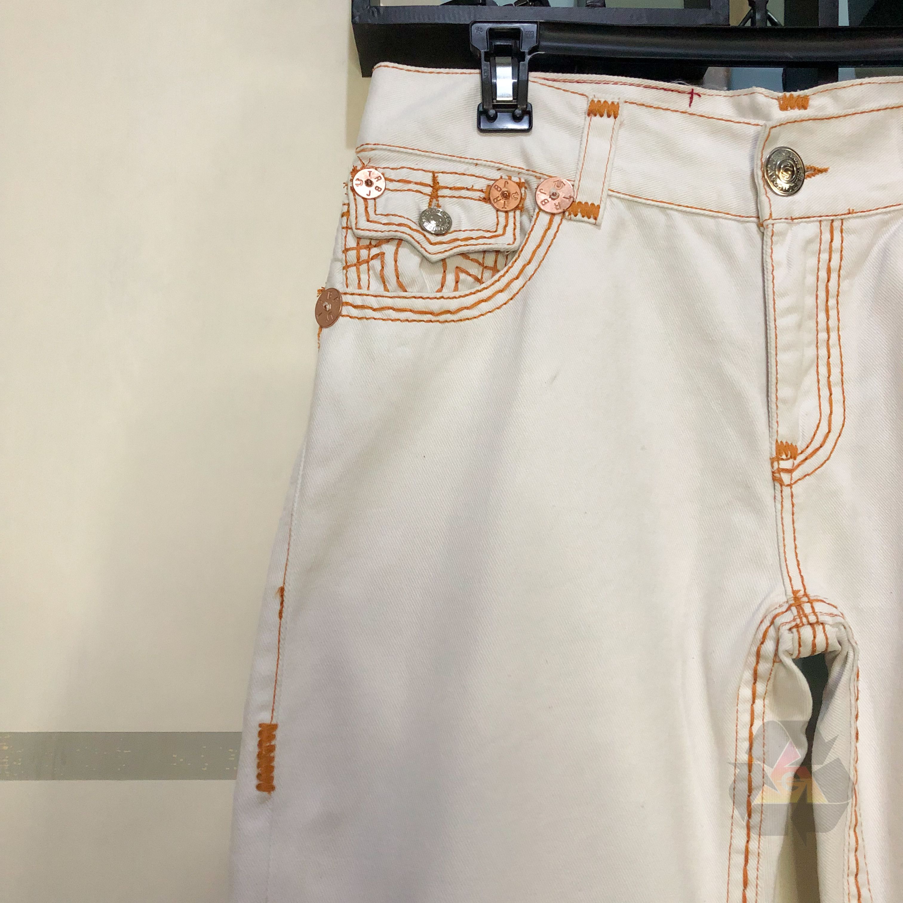 Japanese Brand DEAD STOCK True Religion Joey Super T Jeans Rare Vintage Size US 30 / EU 46 - 6 Thumbnail