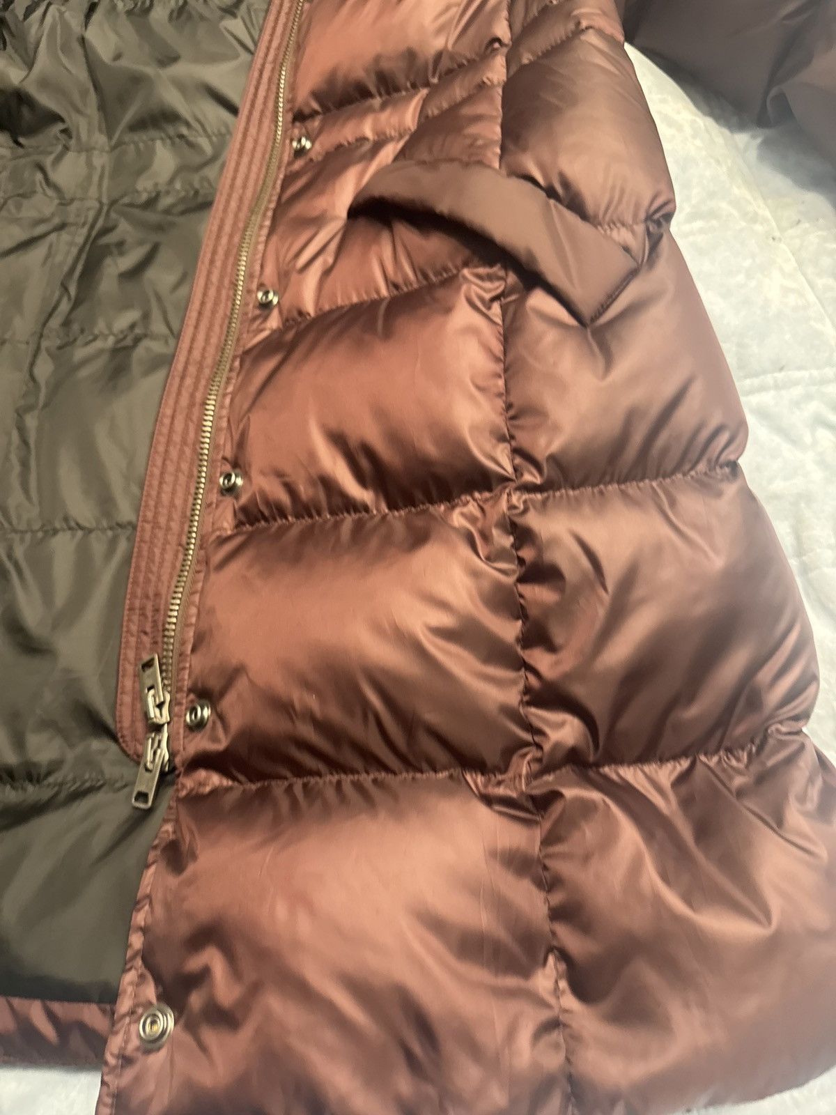 Coach Coach Down Puffer Coat Womens Burgundy Quilted Outerwear Size XS / US 0-2 / IT 36-38 - 9 Thumbnail