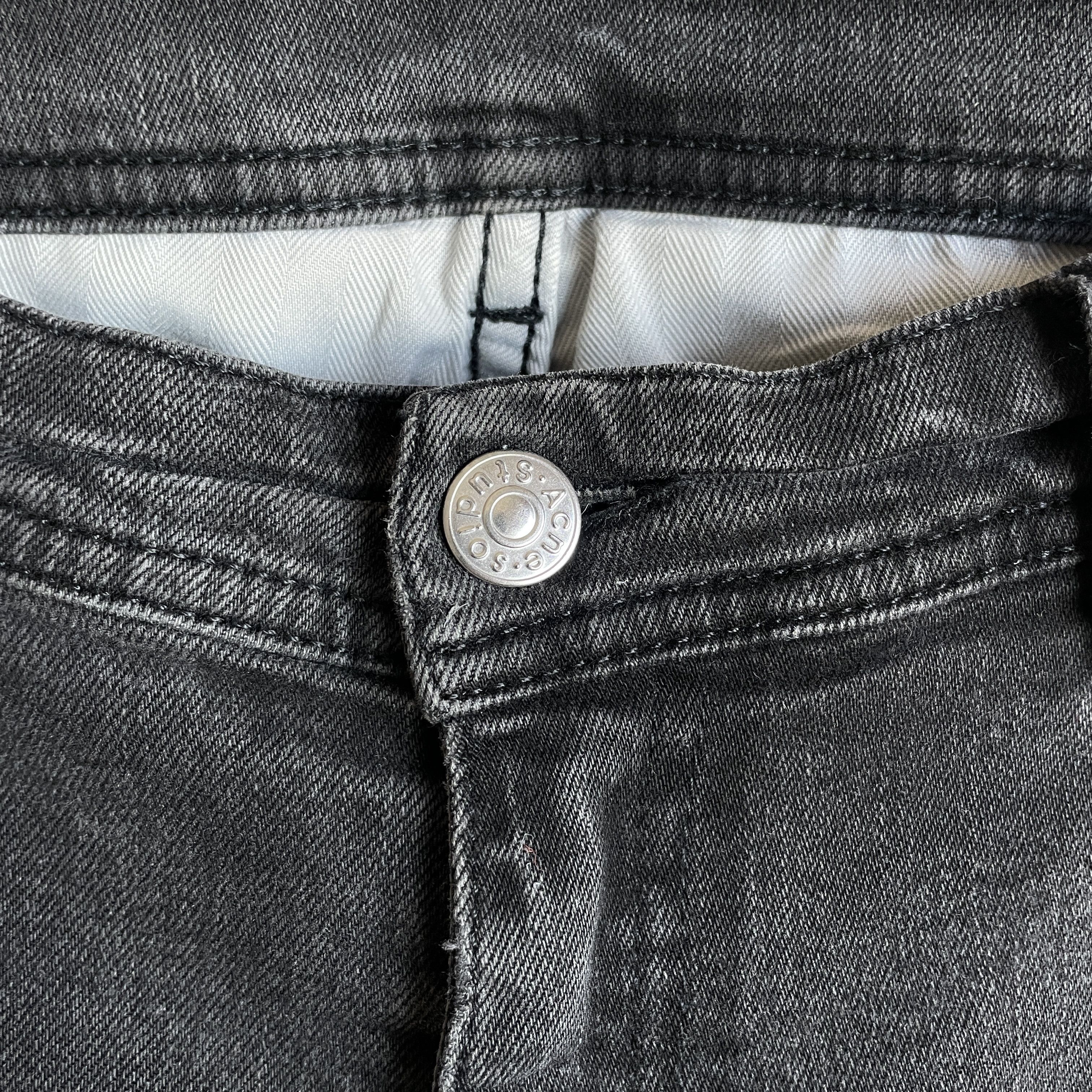Acne Studios Acne Studios Bla Konst Womens North Used Black Skinny Denim Size 29" - 10 Thumbnail