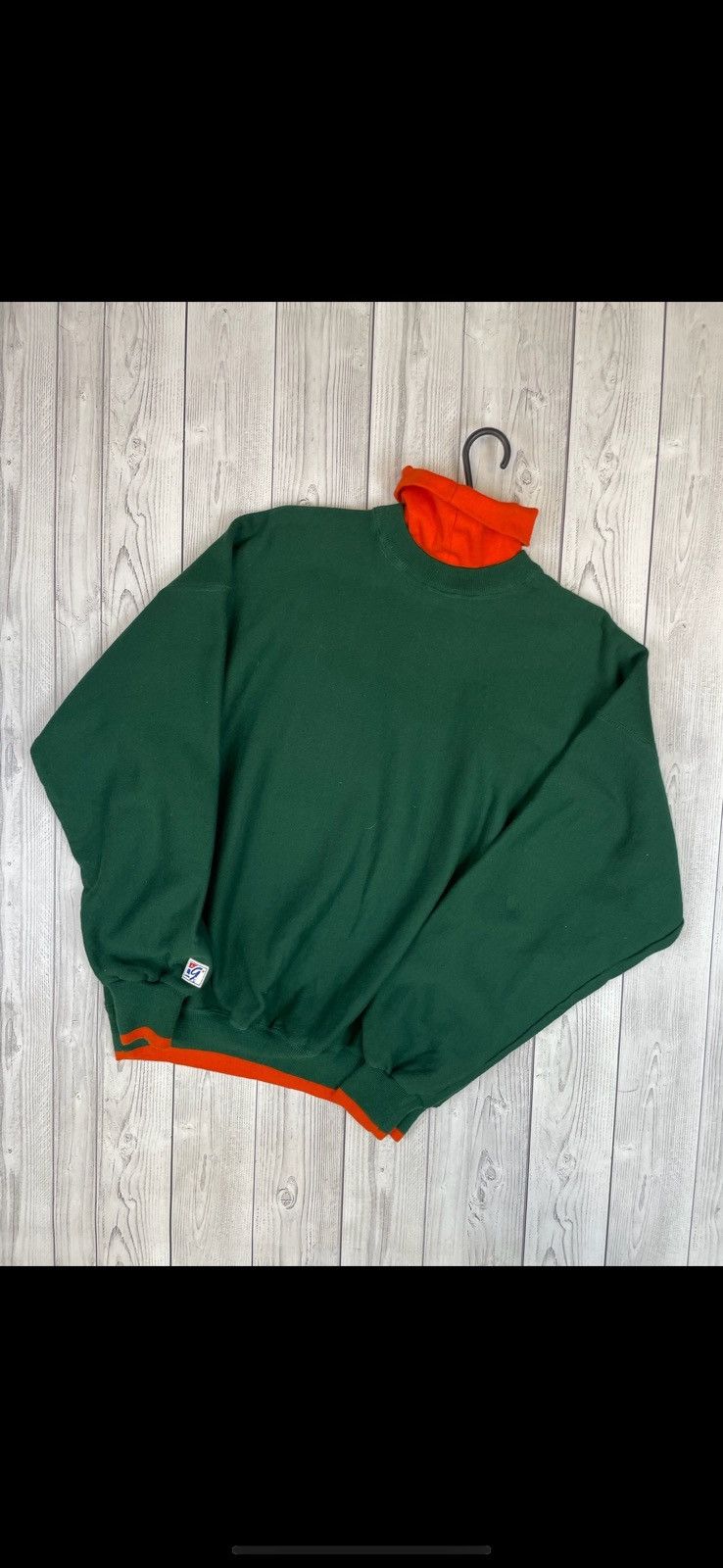 Vintage Vintage Hurricanes miami Turtleneck very rare USA size L Size US L / EU 52-54 / 3 - 6 Thumbnail