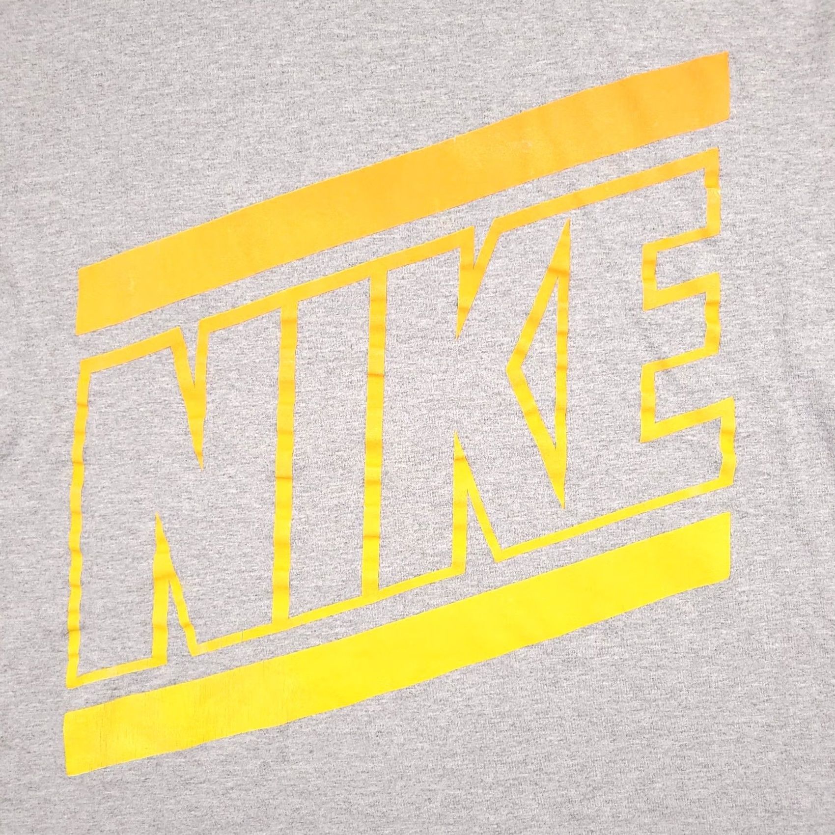 Nike Nike Big Logo Spellout Gray Men’s Large Y2K Athletic Graphic T-Shirt Tee Size US L / EU 52-54 / 3 - 4 Thumbnail