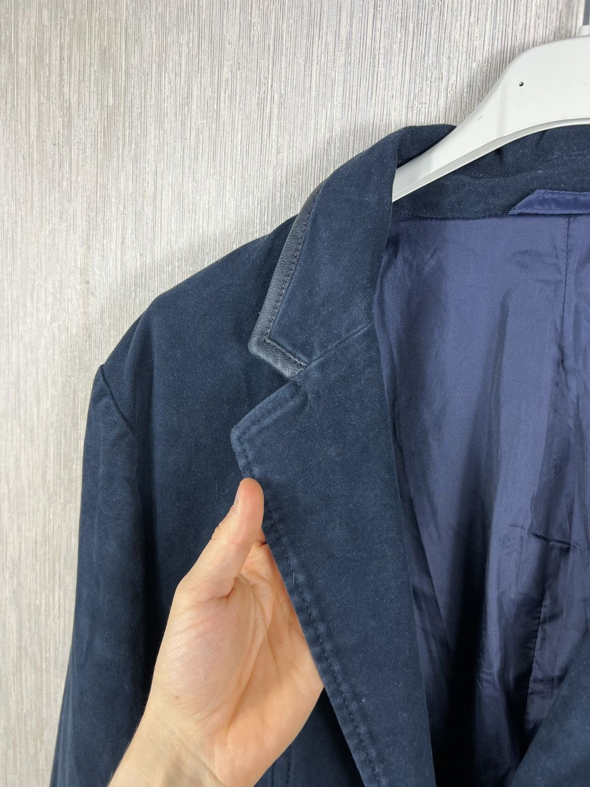 Versace Versace collection classic navy blazer jacket leather luxury Size US L / EU 52-54 / 3 - 10 Thumbnail