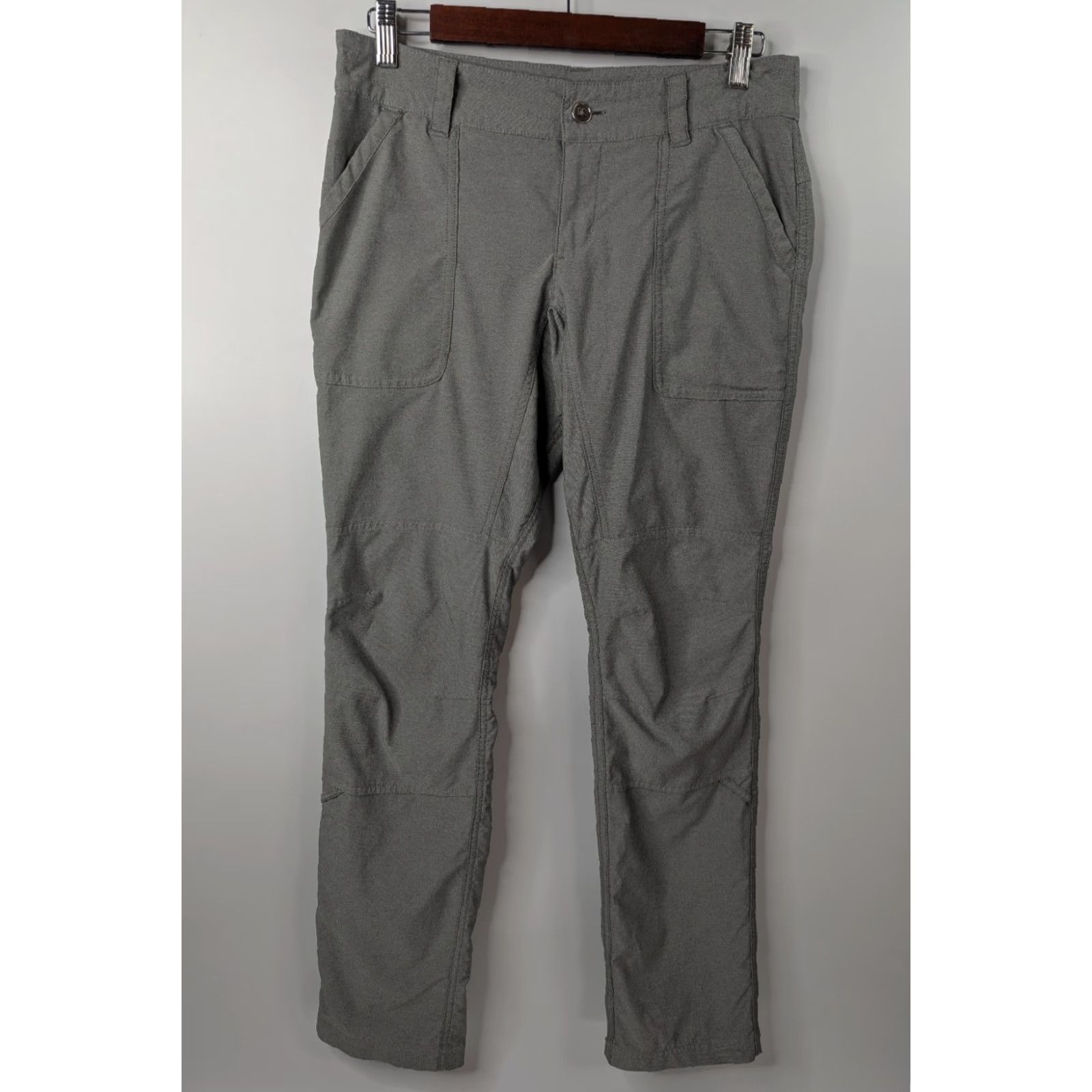 Vintage Columbia Women's 6 Pilsner Peak Pants Roll Up Hiking Gray Nylon Carpenter Outdoor Size 28" / US 6 / IT 42 - 2 Thumbnail