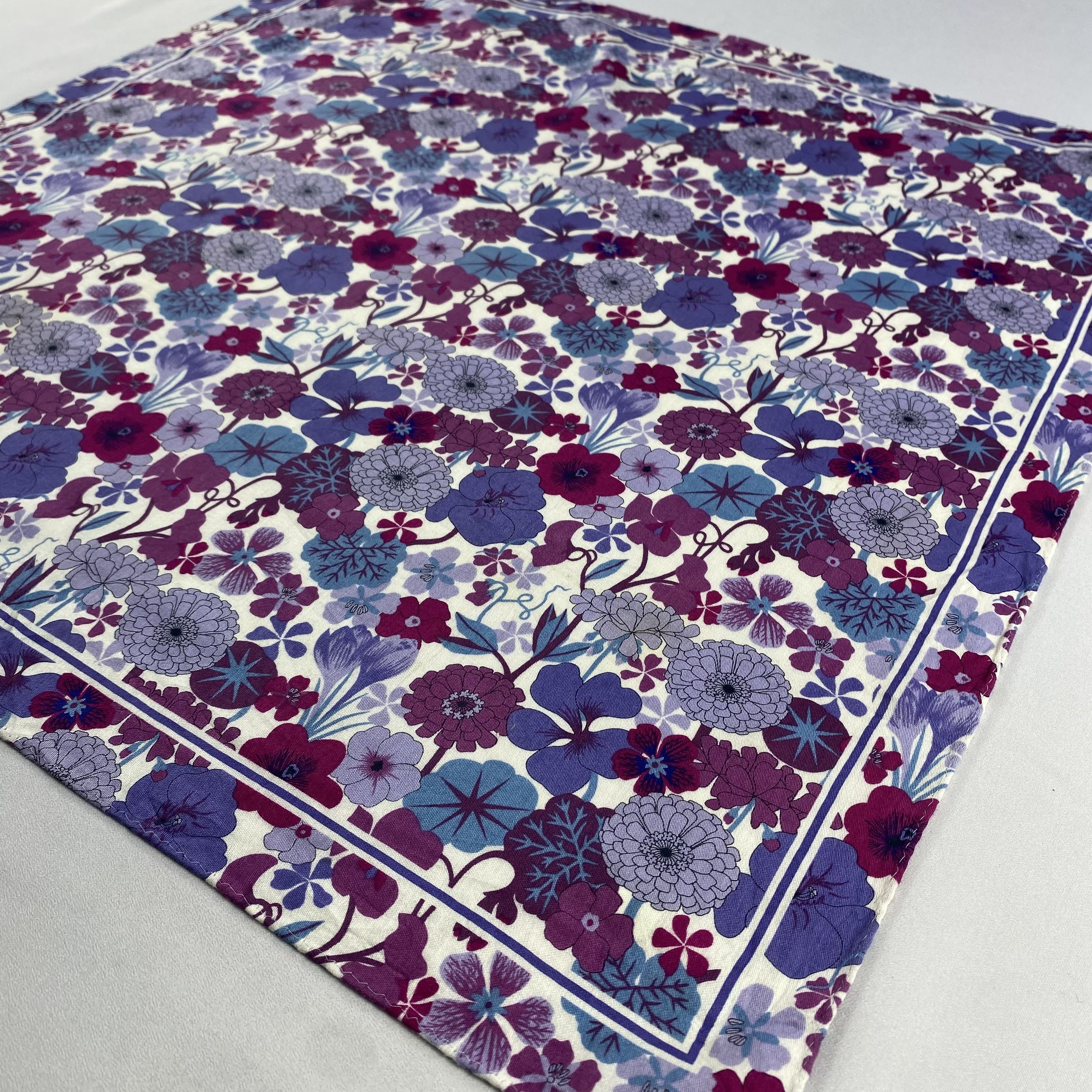 Liberty × Vintage Intermode Liberty Neckerchief / Bandana / Handkerchief-P1746 Size ONE SIZE - 2 Thumbnail