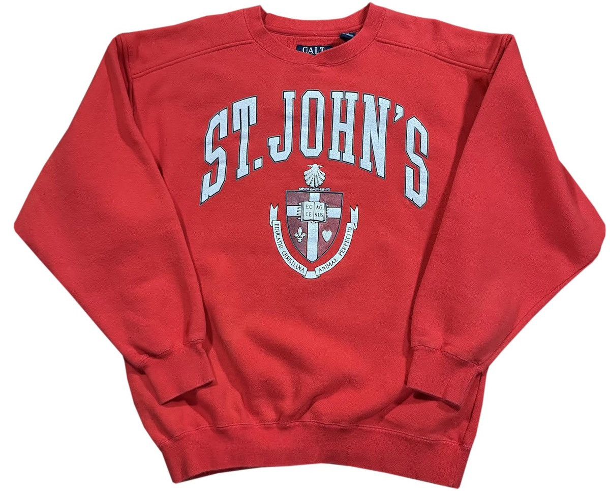 Vintage Vintage Galt Crew St John's Spell Out Sweatshirt (Size L) Size US L / EU 52-54 / 3 - 1 Thumbnail