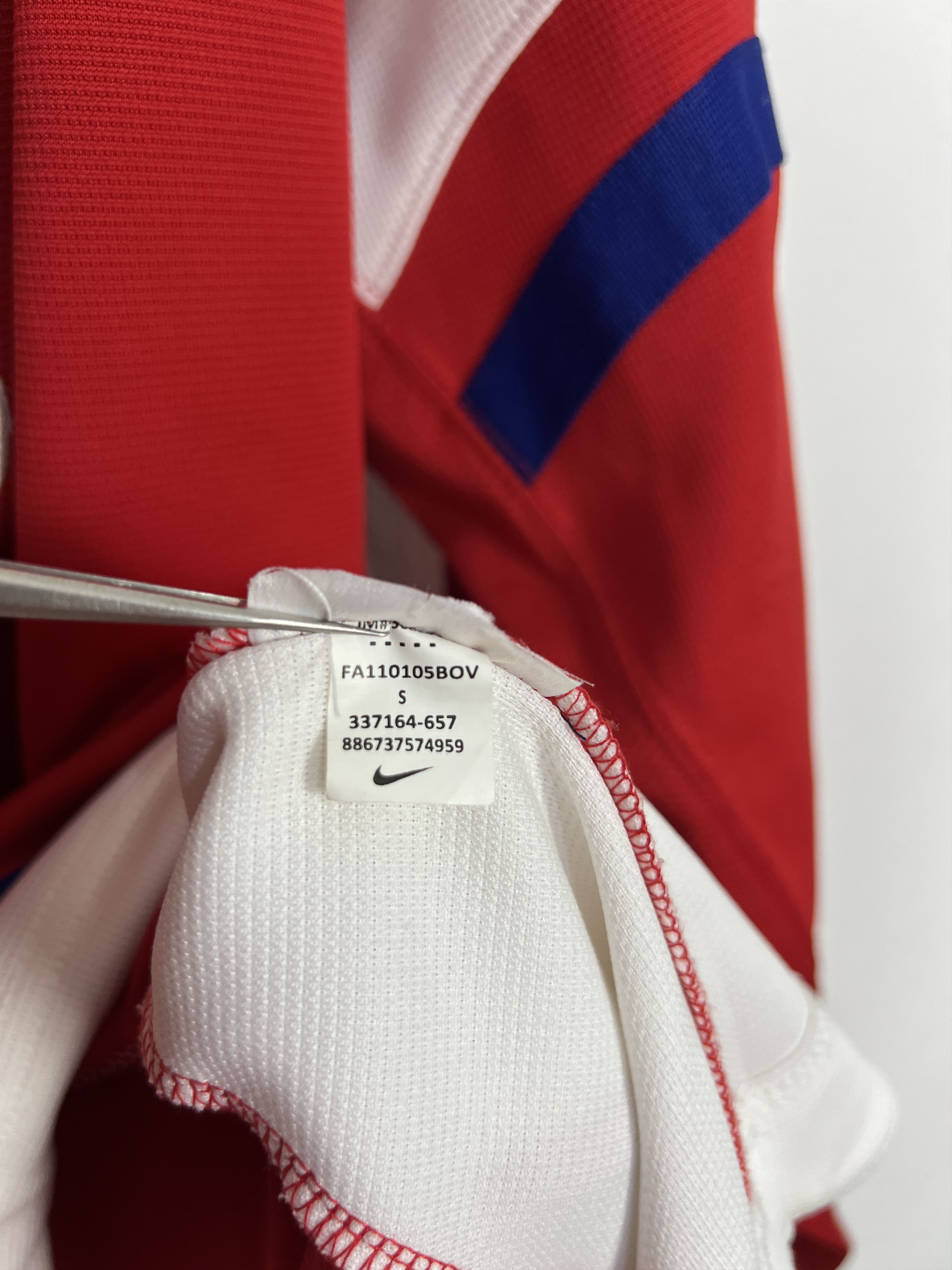 Nike Czech Republic Ice Hockey Jersey National Team Shirt Trikot Size US S / EU 44-46 / 1 - 7 Thumbnail