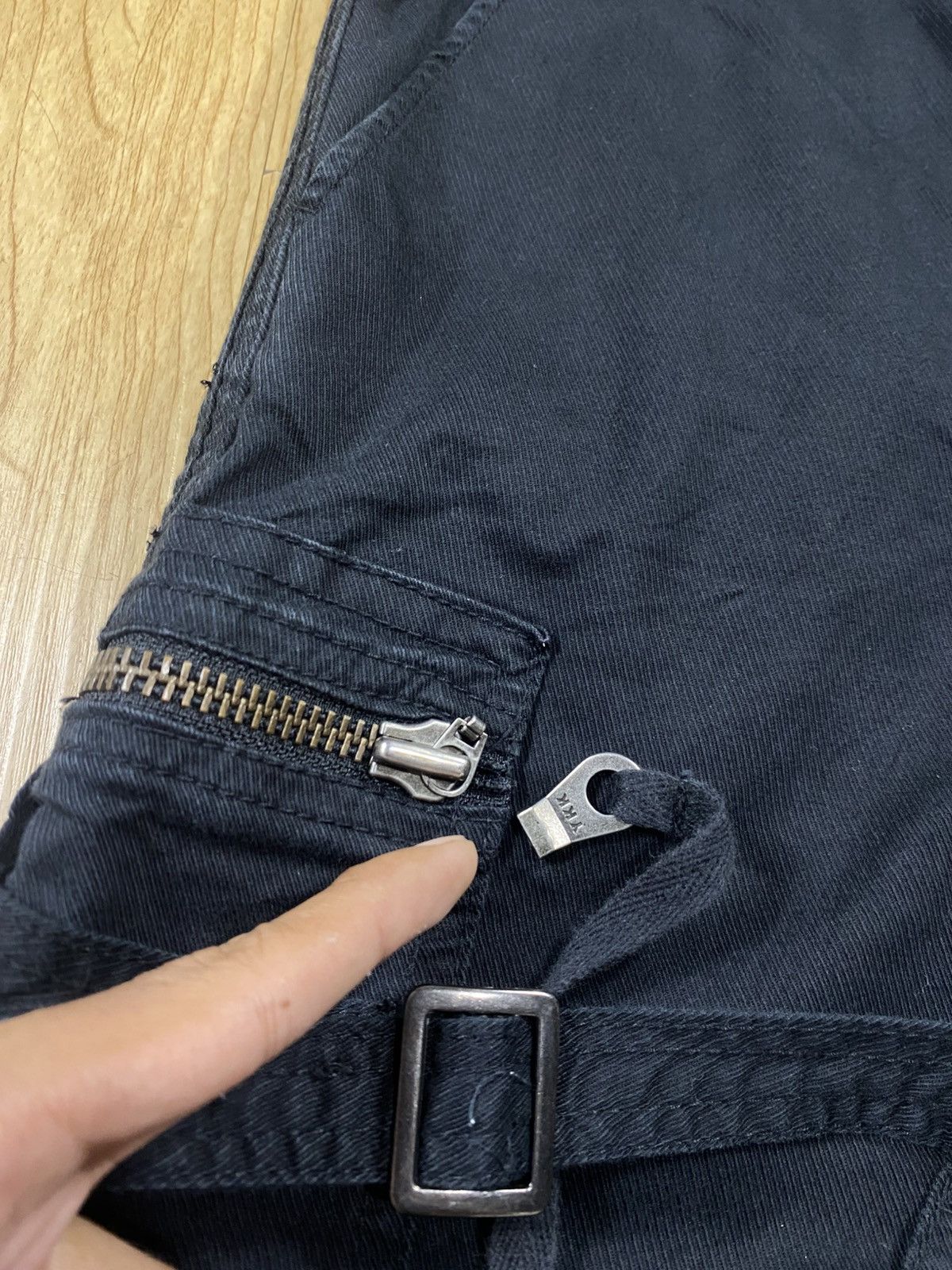 Issey Miyake Crazy Double Edge Bondage Flared Jeans Size US 32 / EU 48 - 7 Thumbnail
