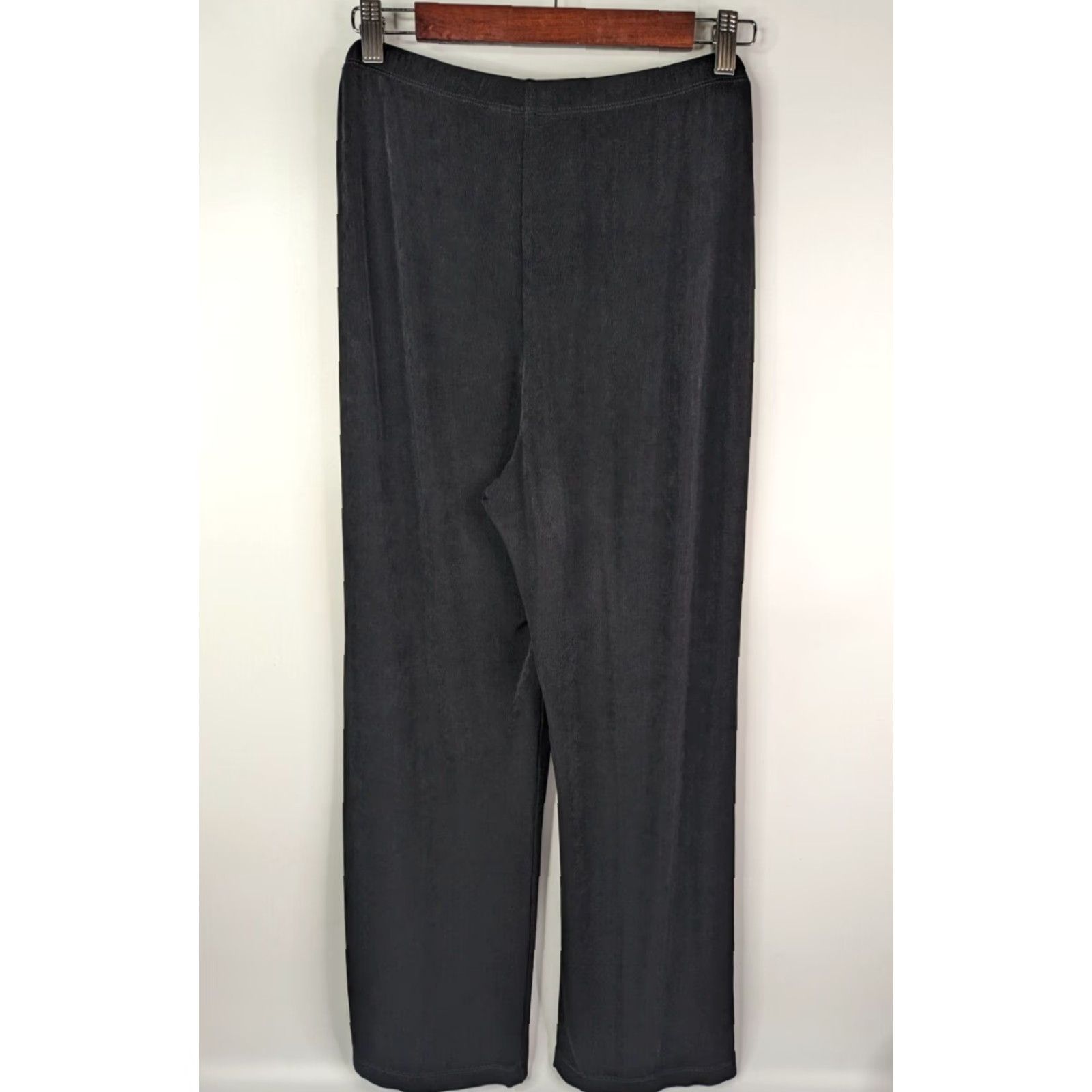 Vintage VINTAGE Chico’s Travelers Black Slinky Pull On Pants Wrinkle Free Size L Size 36" / US 14 / IT 50 - 4 Thumbnail