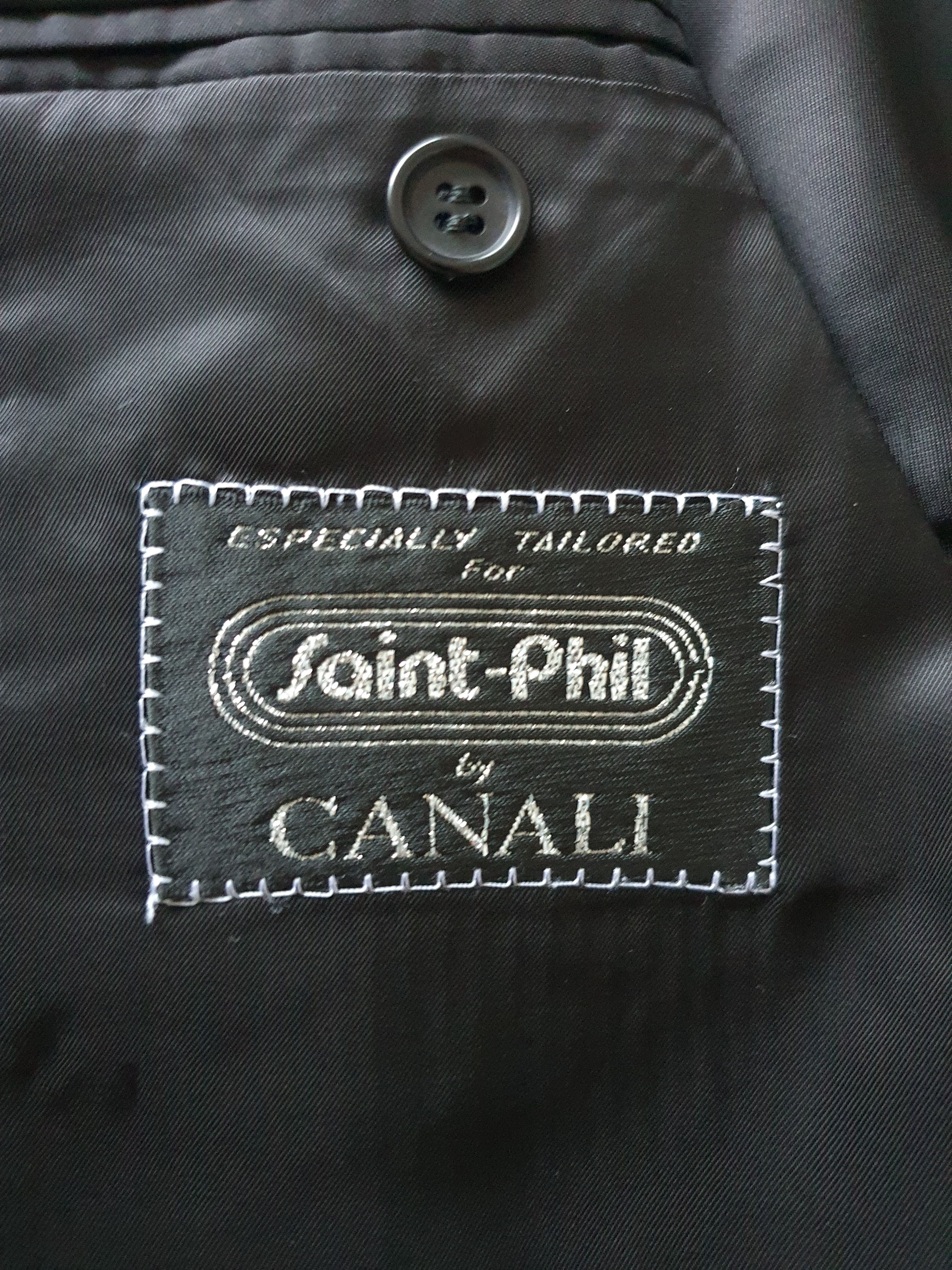 Canali Vintage Tux Tuxedo Dinner Jacket (Black Tie) - Sz EU 52 Size 42R - 6 Thumbnail