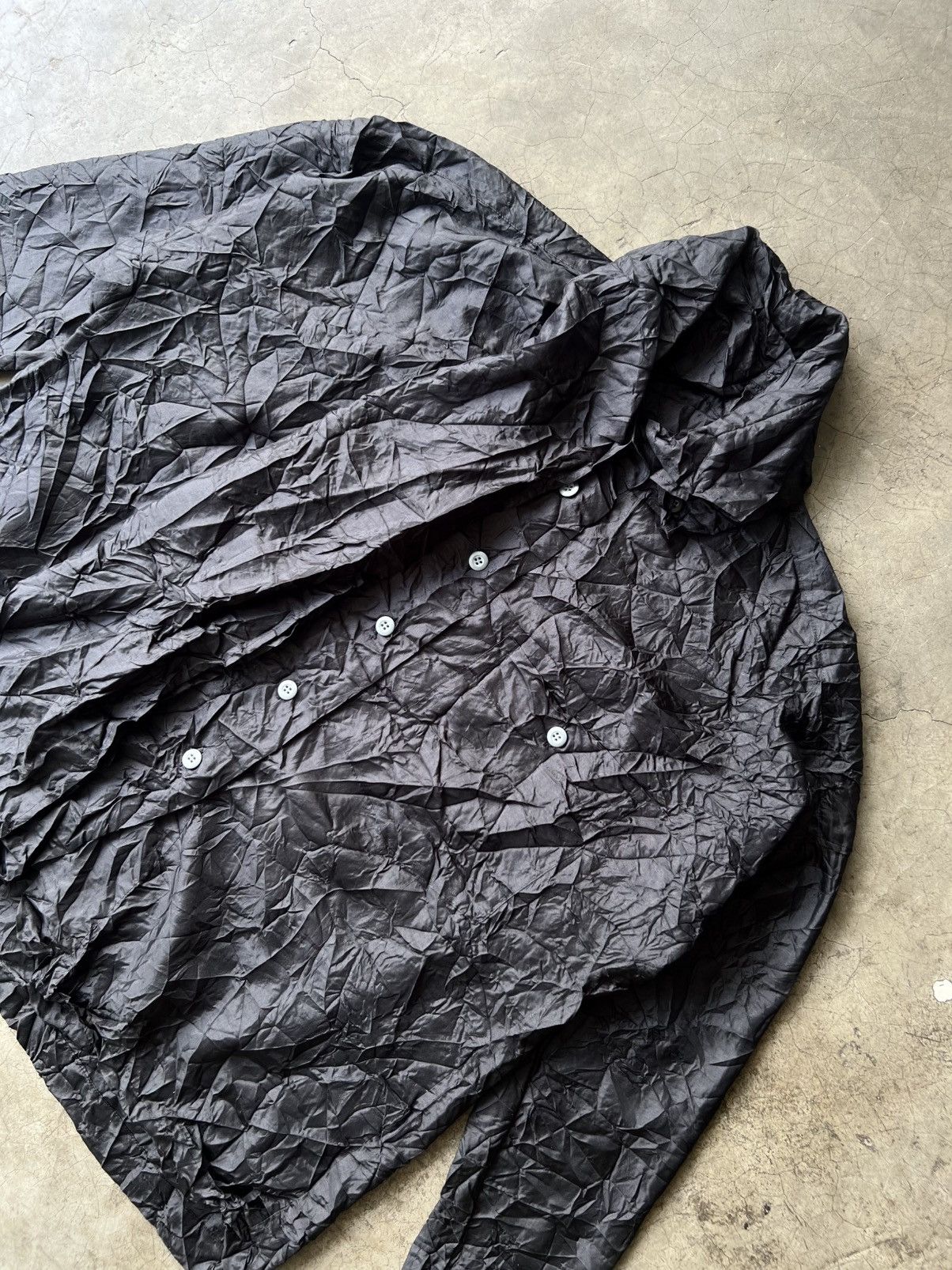 Issey Miyake Archive Issey Miyake 2003 - Scarf Collar Wrinkle Shirt Size US S / EU 44-46 / 1 - 4 Thumbnail