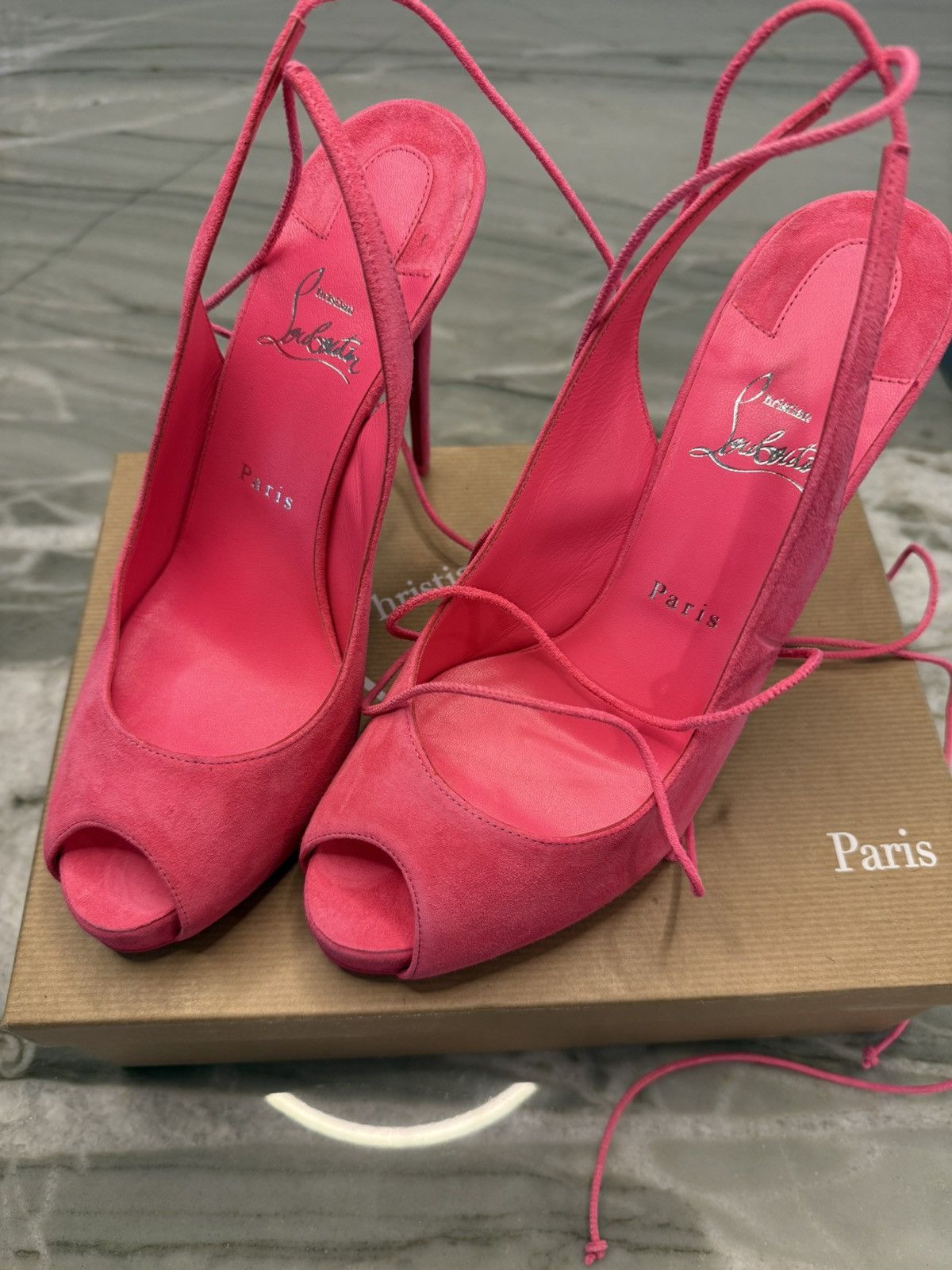 Christian Louboutin Lace Up NVP 120 Size US 10 / IT 40 - 1 Thumbnail