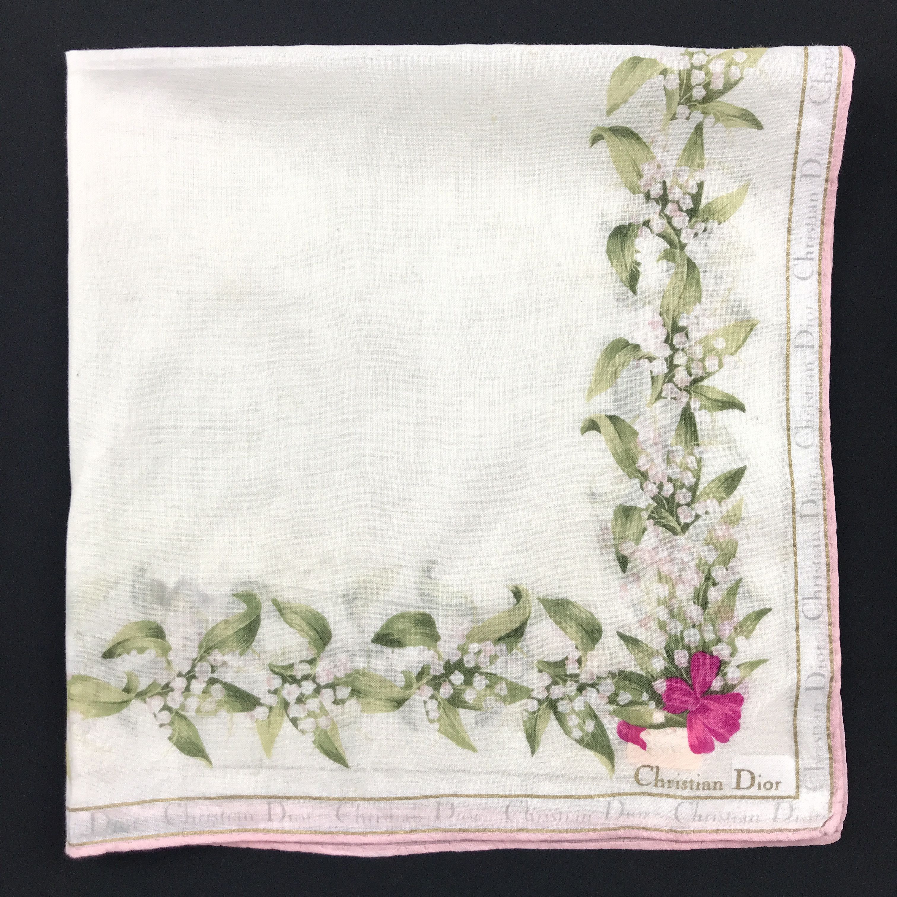 Christian Dior Monsieur × Vintage Vintage Christian Dior Bandana Neckerchief Handkerchief Size ONE SIZE - 2 Thumbnail