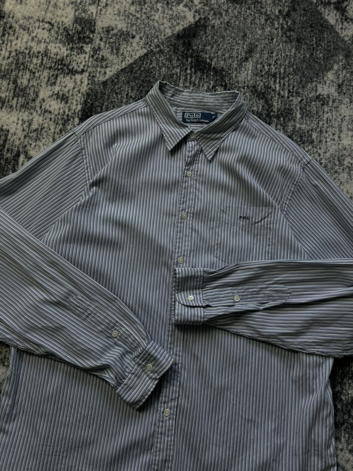 Polo Ralph Lauren × Ralph Lauren × Vintage Vintage Polo Ralph Lauren Shirt Button Ups Striped Y2K 90s Size US XL / EU 56 / 4 - 6 Thumbnail