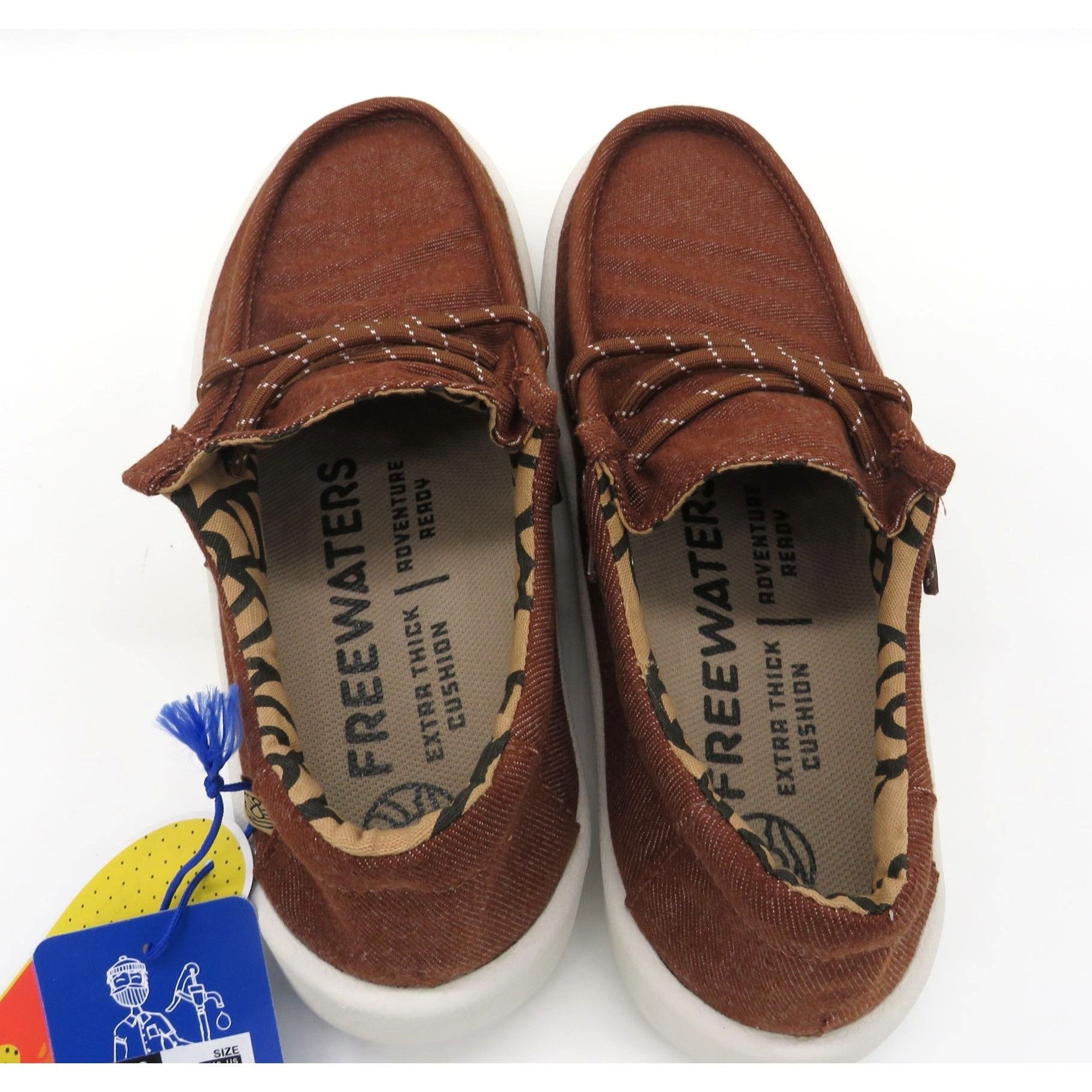 Other Freewaters Men's Brown Casual Shoes US 10 Textile Upper Ligh Size US 10 / EU 43 - 5 Thumbnail
