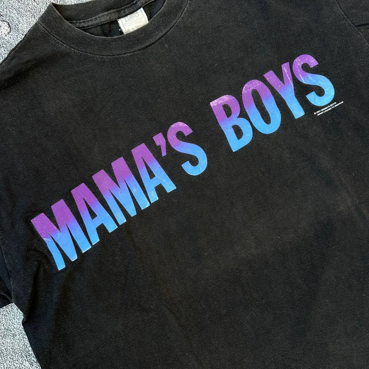 Band Tees × Vintage Vintage 1991 Mama’s boys rock t shirt tour Size US L / EU 52-54 / 3 - 3 Thumbnail