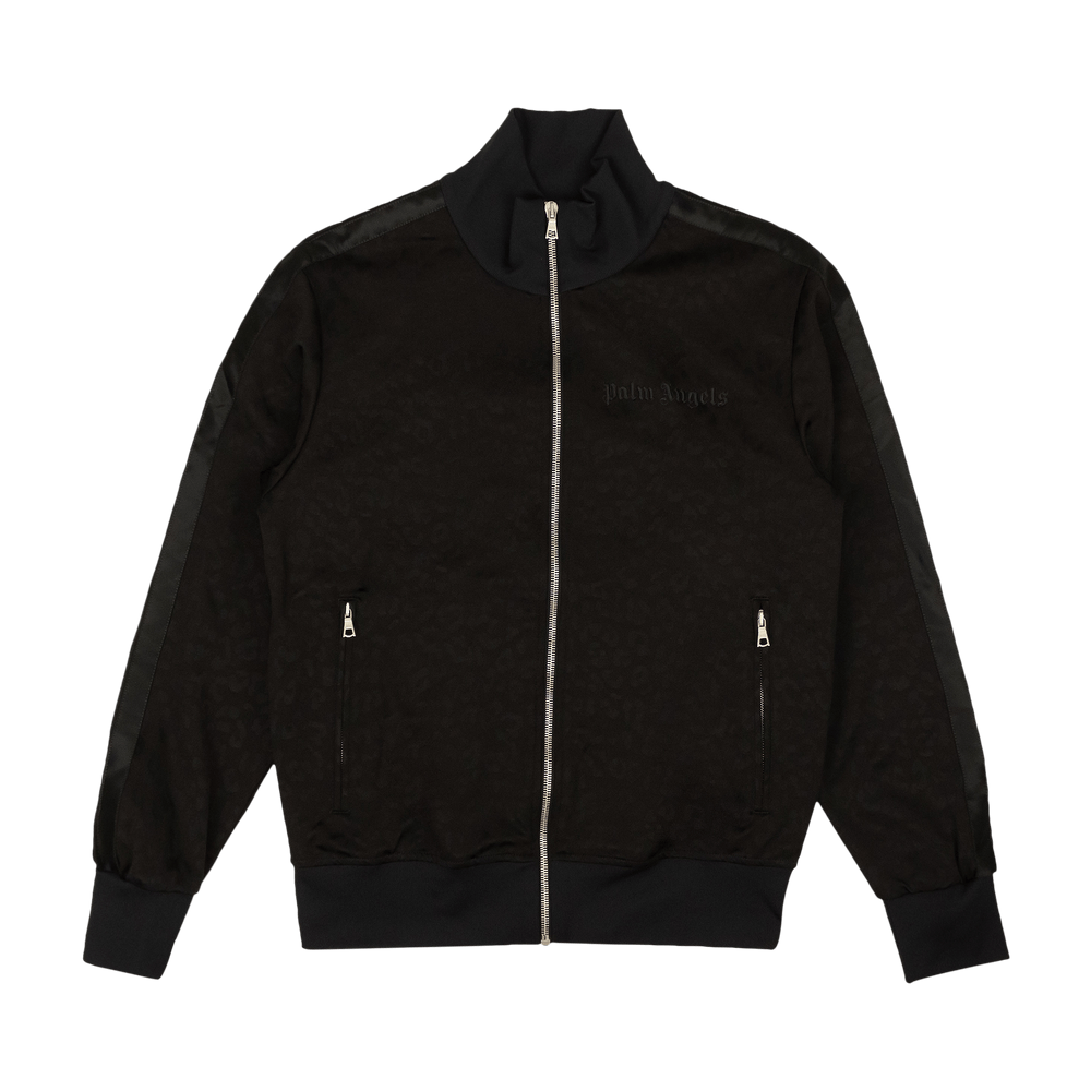 Palm Angels o1in1s1024 Q:1 / Tuxedo Leopard Track Jacket in Black Size US M / EU 48-50 / 2 - 1 Thumbnail
