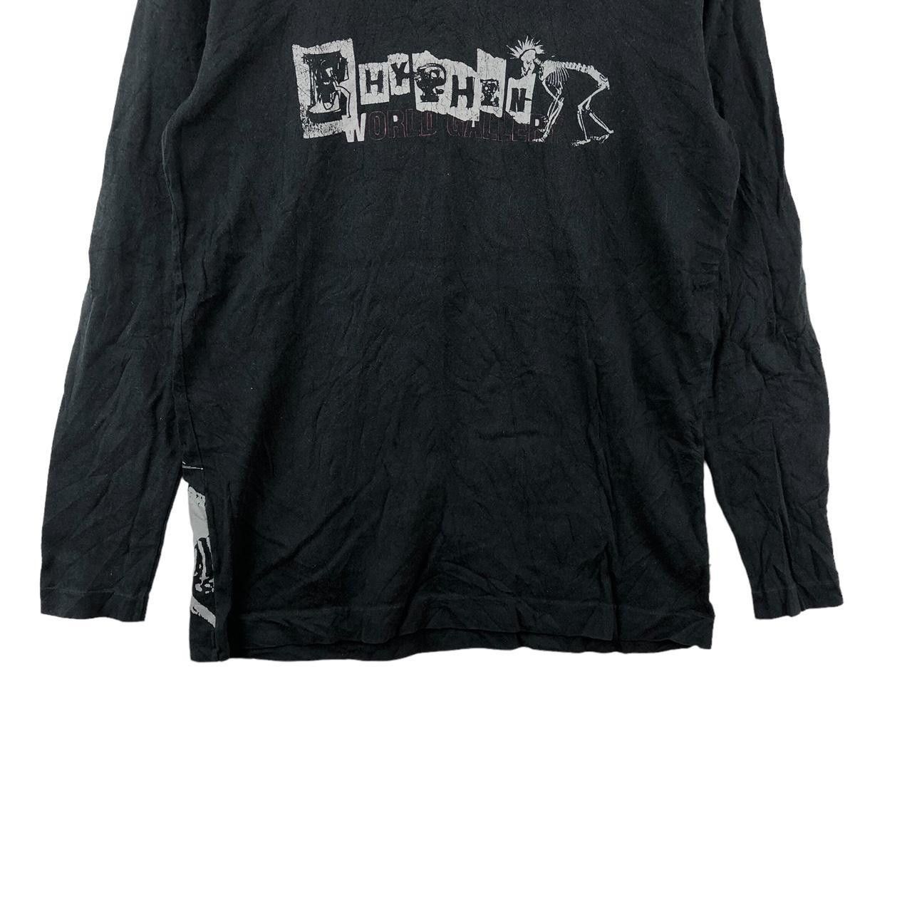 Other E HYPEN WORLD GALLERY Punk Rebel Skull Bones Tee Shirt Top Size L / US 10 / IT 46 - 4 Thumbnail