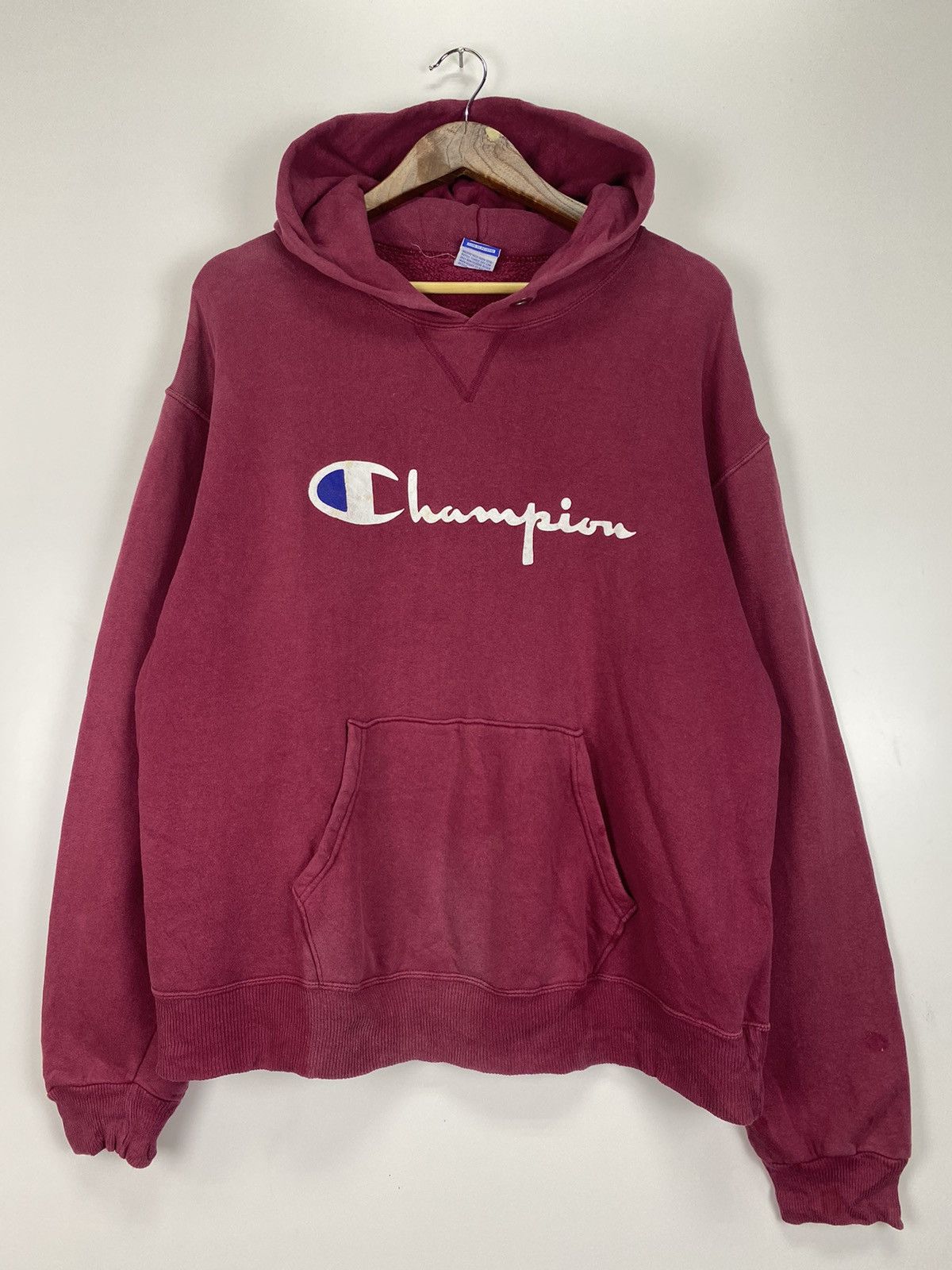 Champion × Vintage Vintage Champion big logo hoodies Size US L / EU 52-54 / 3 - 3 Thumbnail